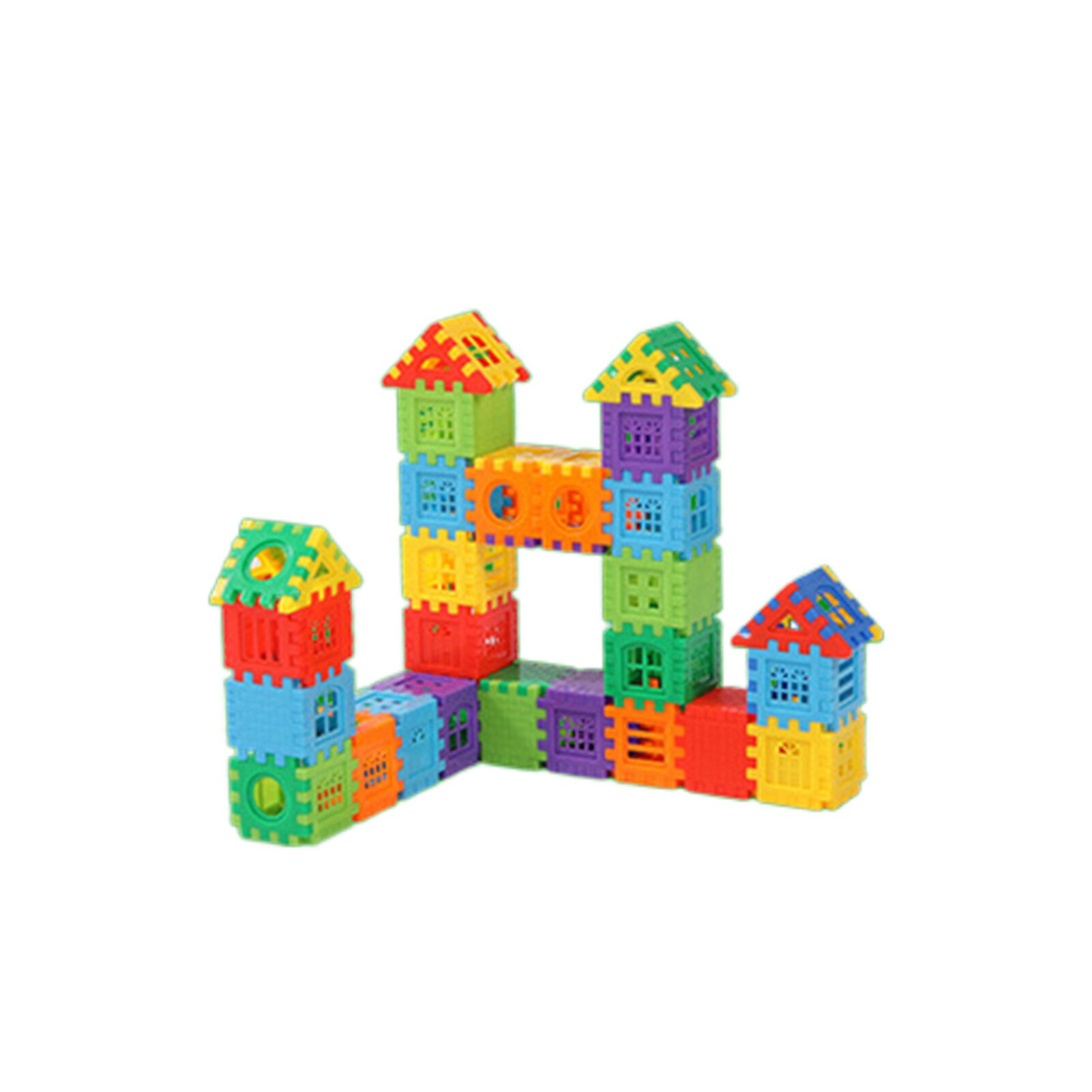 MIRROR 1 Set Construction Toy Creative Children's Building Blocks Toys Giant Waffle Blocks Learning Toys for Kids Mirror