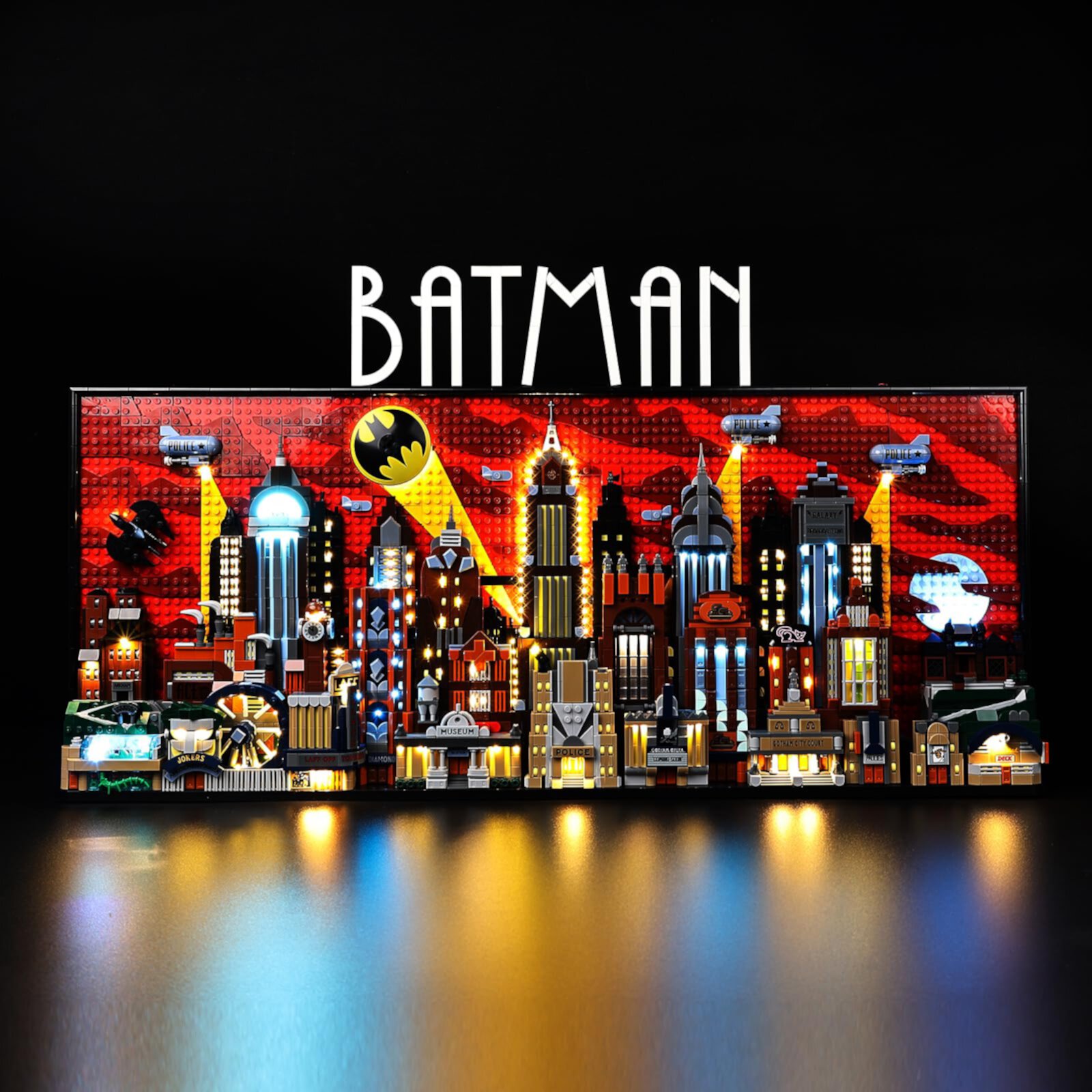 Kyglaring LED Light Kit for Lego The Animated Series Gotham City Building Set, 76271 Model Compatible, LEGO Lighting Set, No Models KYGLARING