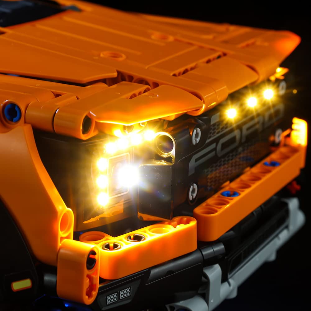 Kyglaring LED Lighting Kit for Legos Technic Ford F-150 Raptor 42126 - Without Model Set KYGLARING