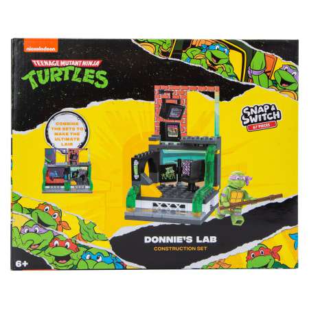 Teenage Mutant Ninja Turtles Snap & Switch Donnie's Lab Construction Set Well Played Toys