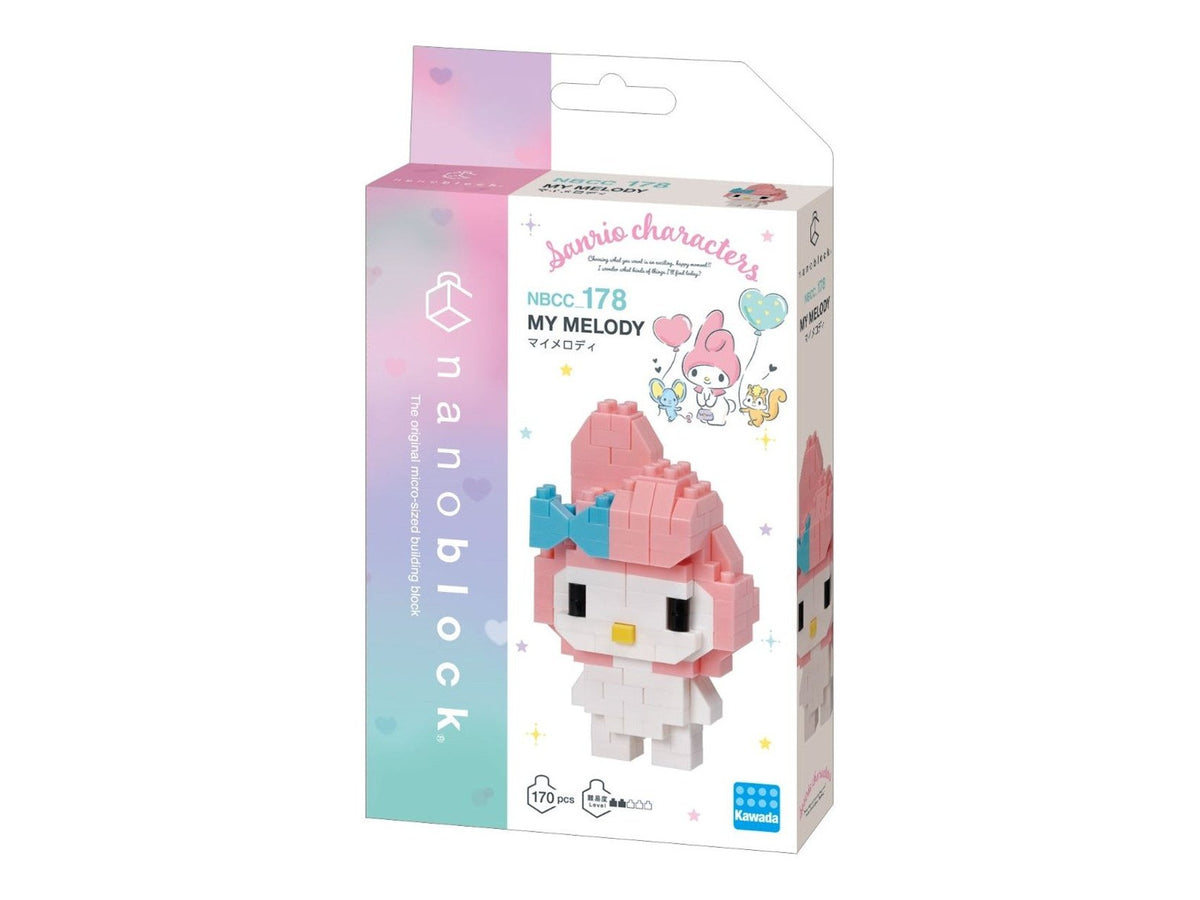 Sanrio Nanoblock My Melody Hello Kitty