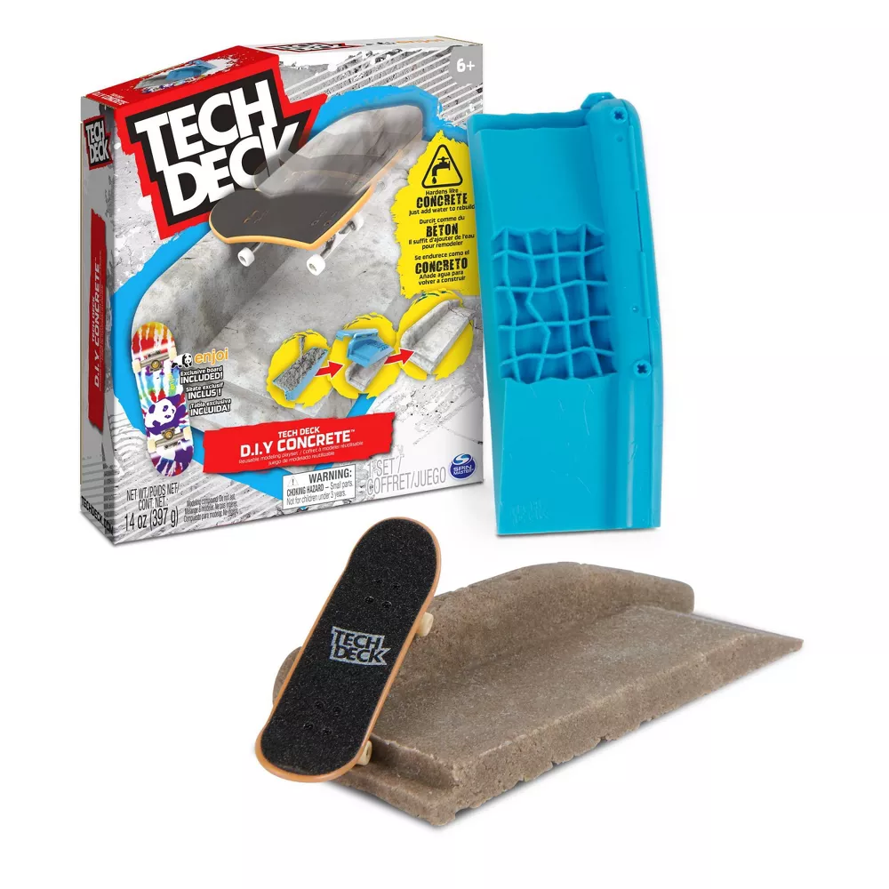 Tech Deck D.I.Y Concrete Reusable Modeling Playset Tech Deck