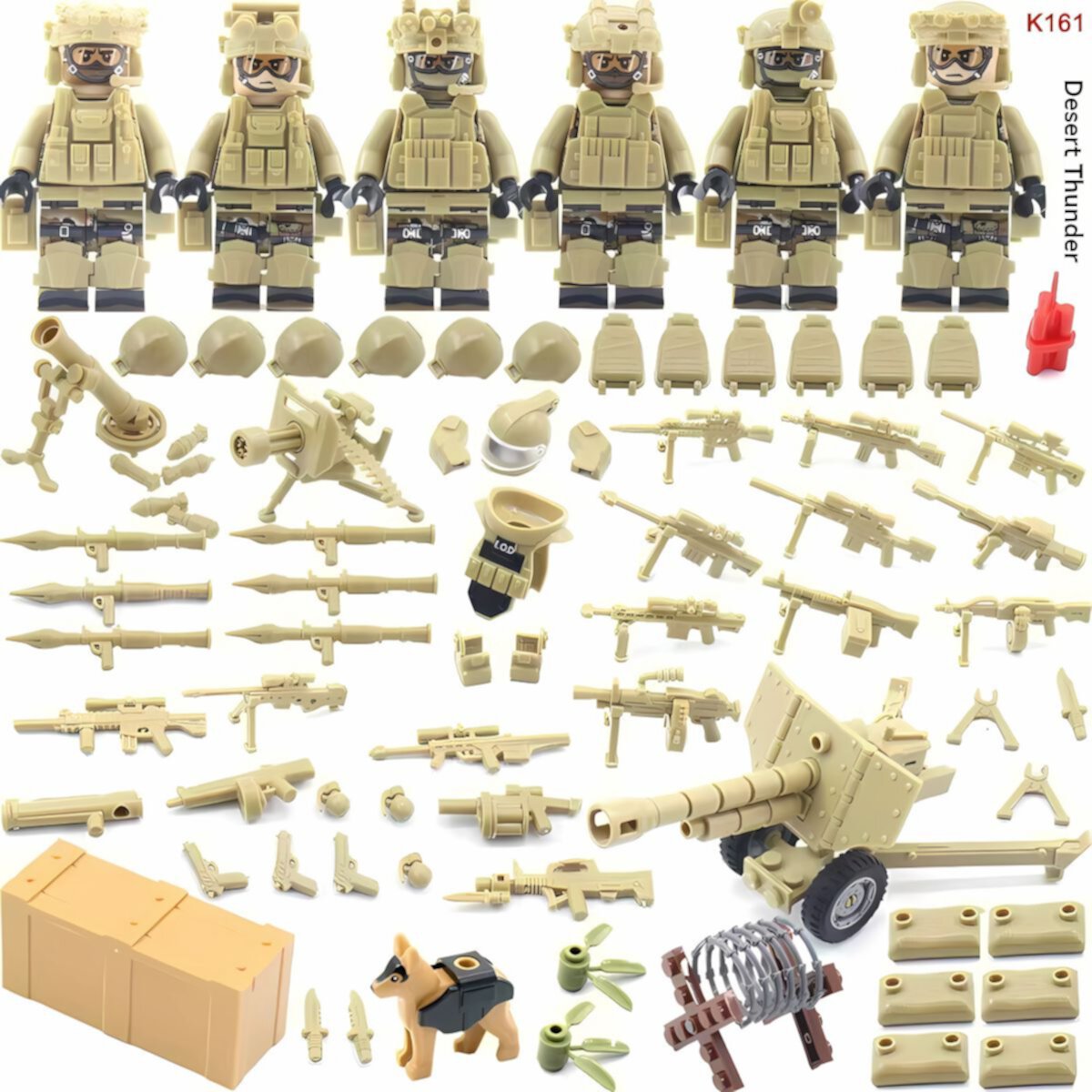 NWJ Children's Building Block Soldier Ghost Camouflage Special Forces Figures Set 2- Military Toy Collection NWJ