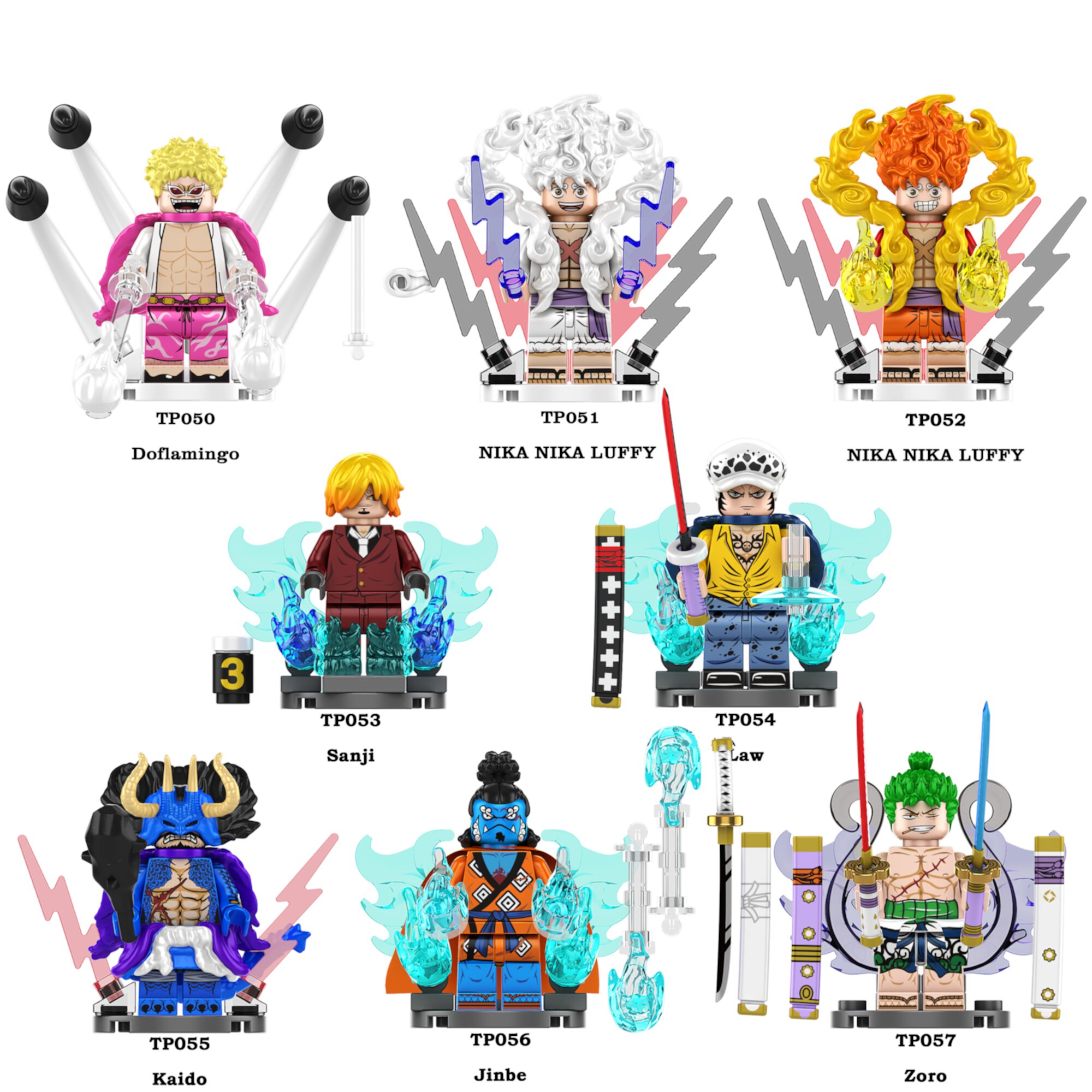 ONE PIECE Custom Building Block X 8 Set H Toybuy