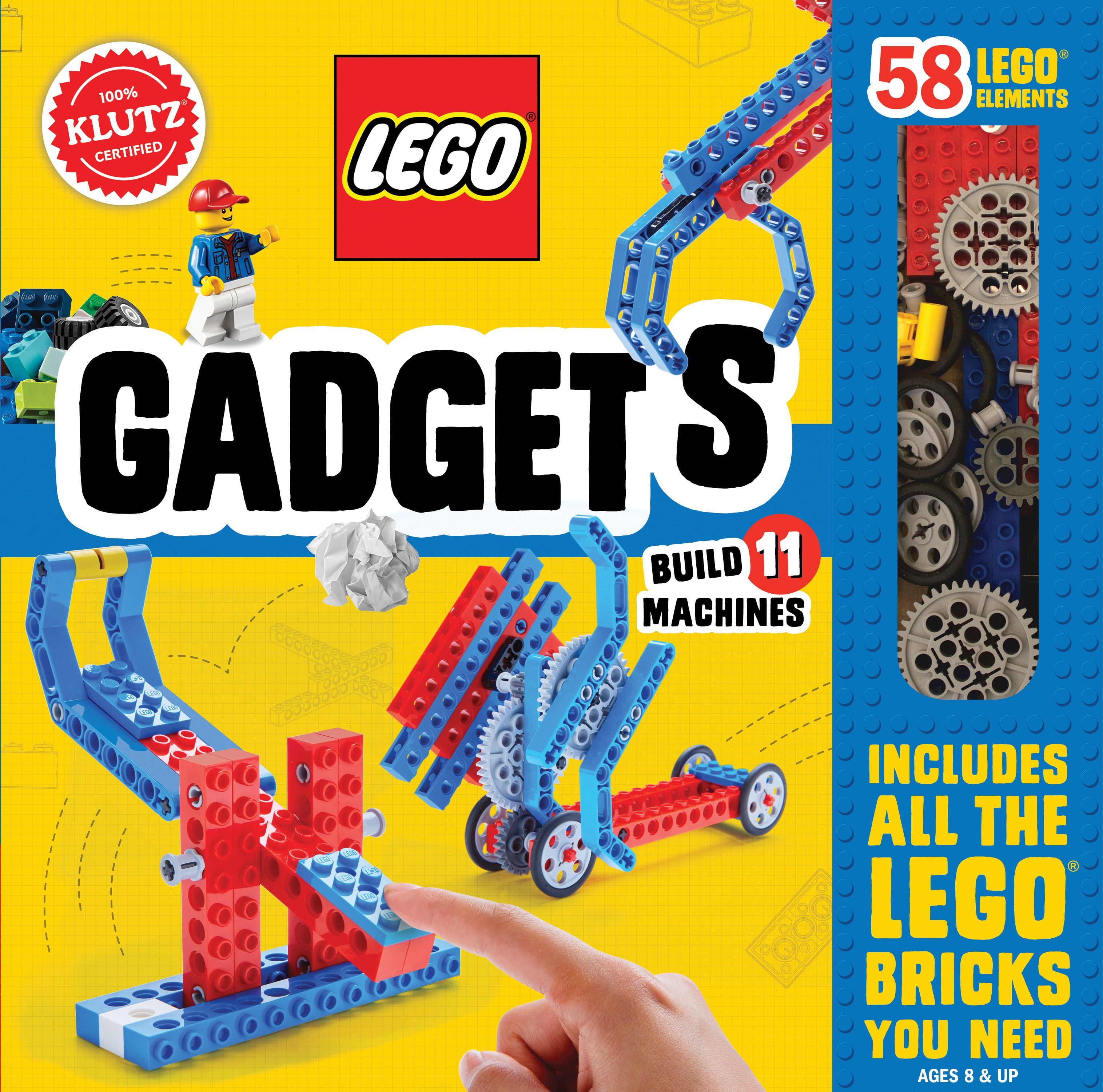 LEGO Gadgets (Klutz) Activity Book (Build 11 Machines) - Ages 8+ - Paperback Klutz