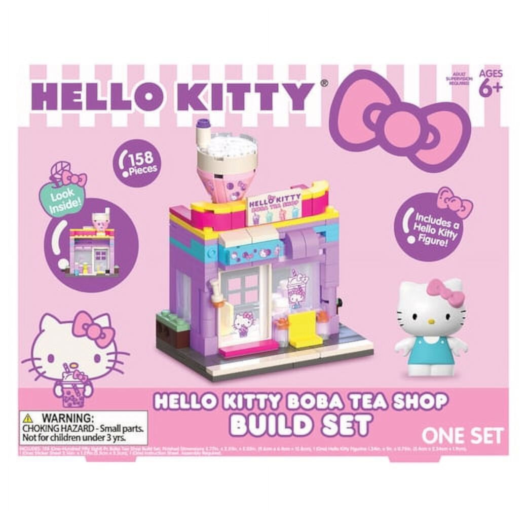 Sanrio Hello Kitty Boba Tea Shop Building Block Set Hello Kitty