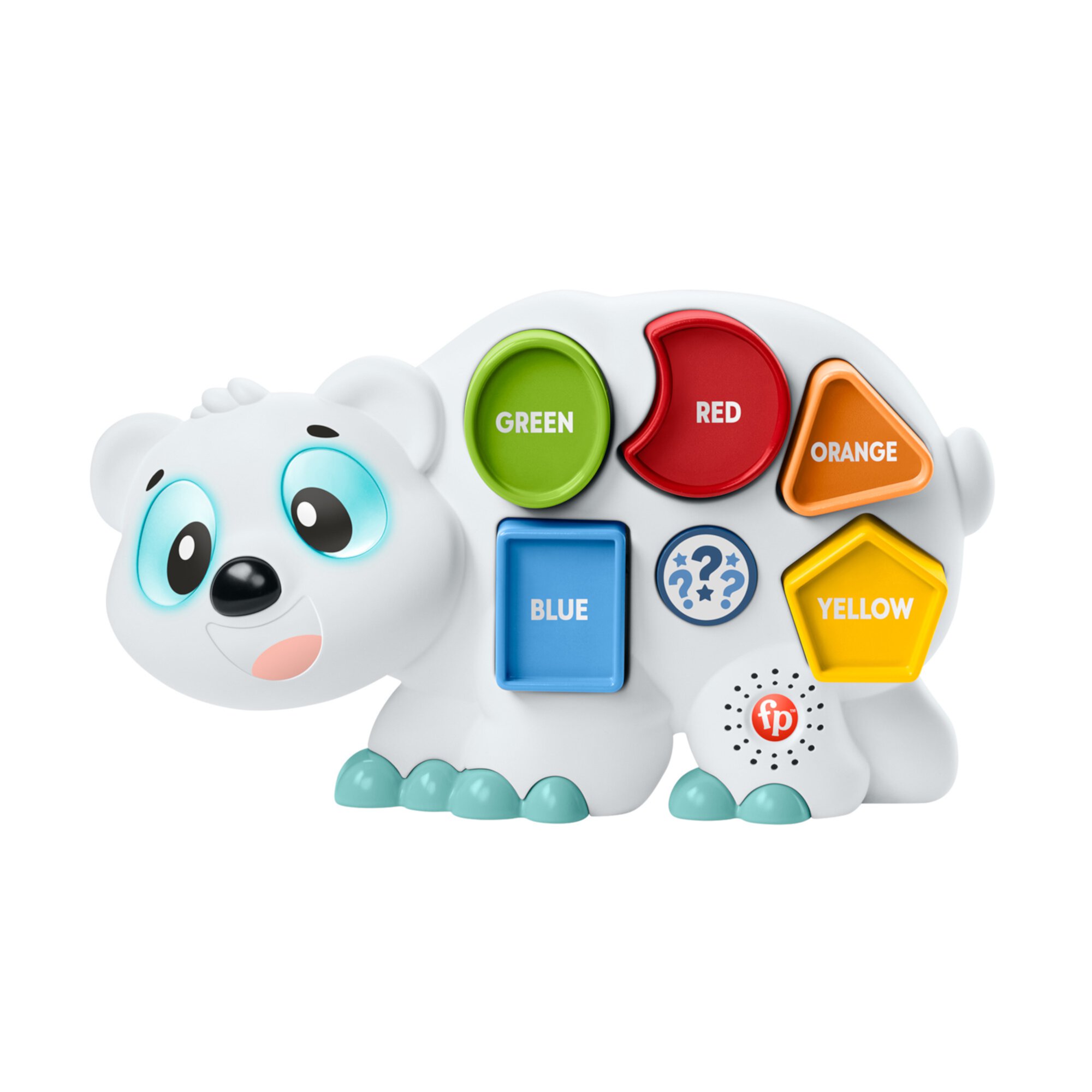 Fisher-Price Linkimals Puzzlin’ Shapes Polar Bear Interactive Learning Toy Puzzle for Toddlers Fisher-Price