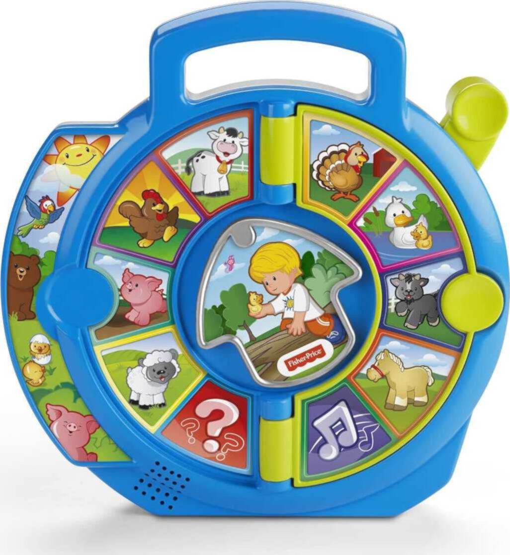 Fisher-Price Little People See ‘n Say Toddler Toy with Music Phrases and Animal Sounds, World of Animals New Generic