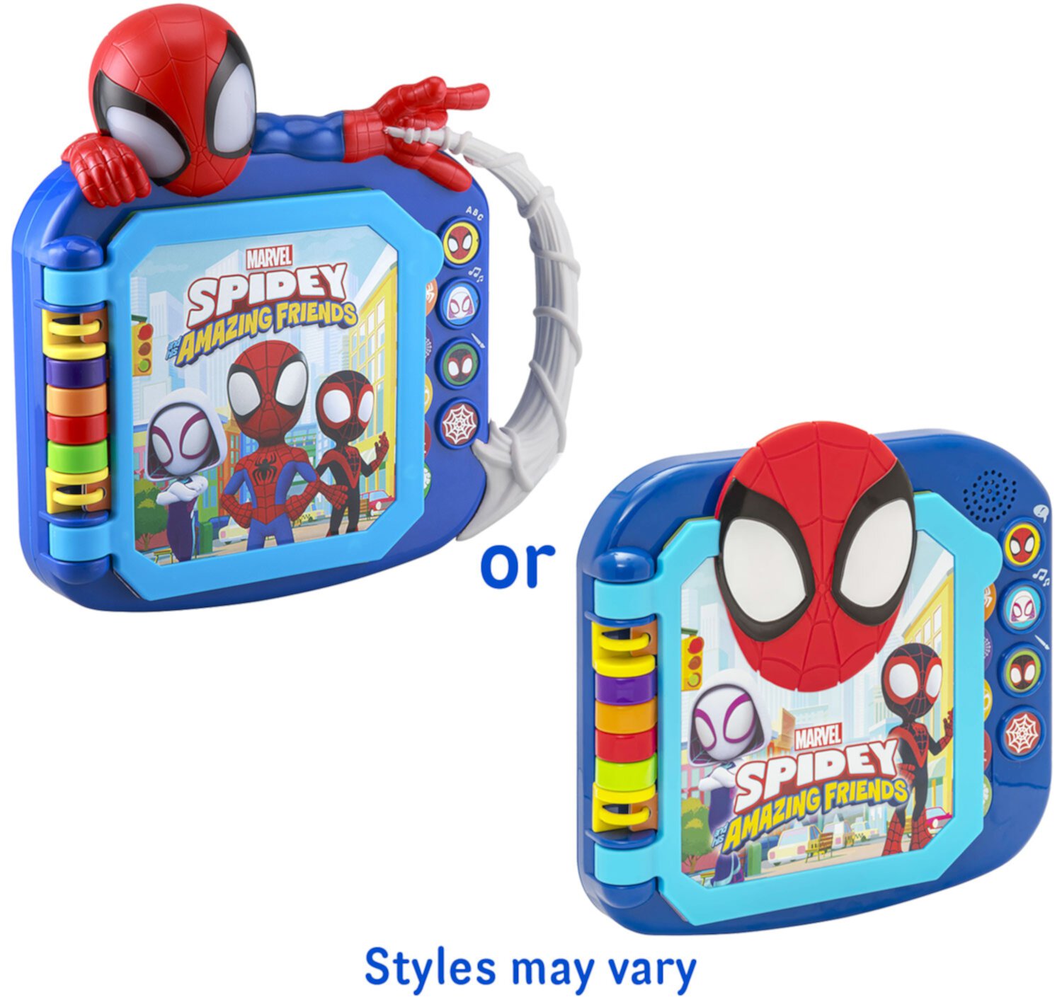 eKids Spidey and His Amazing Friends Book, Toddler Toys with Built-in Preschool Learning Games (styles may vary) EKids