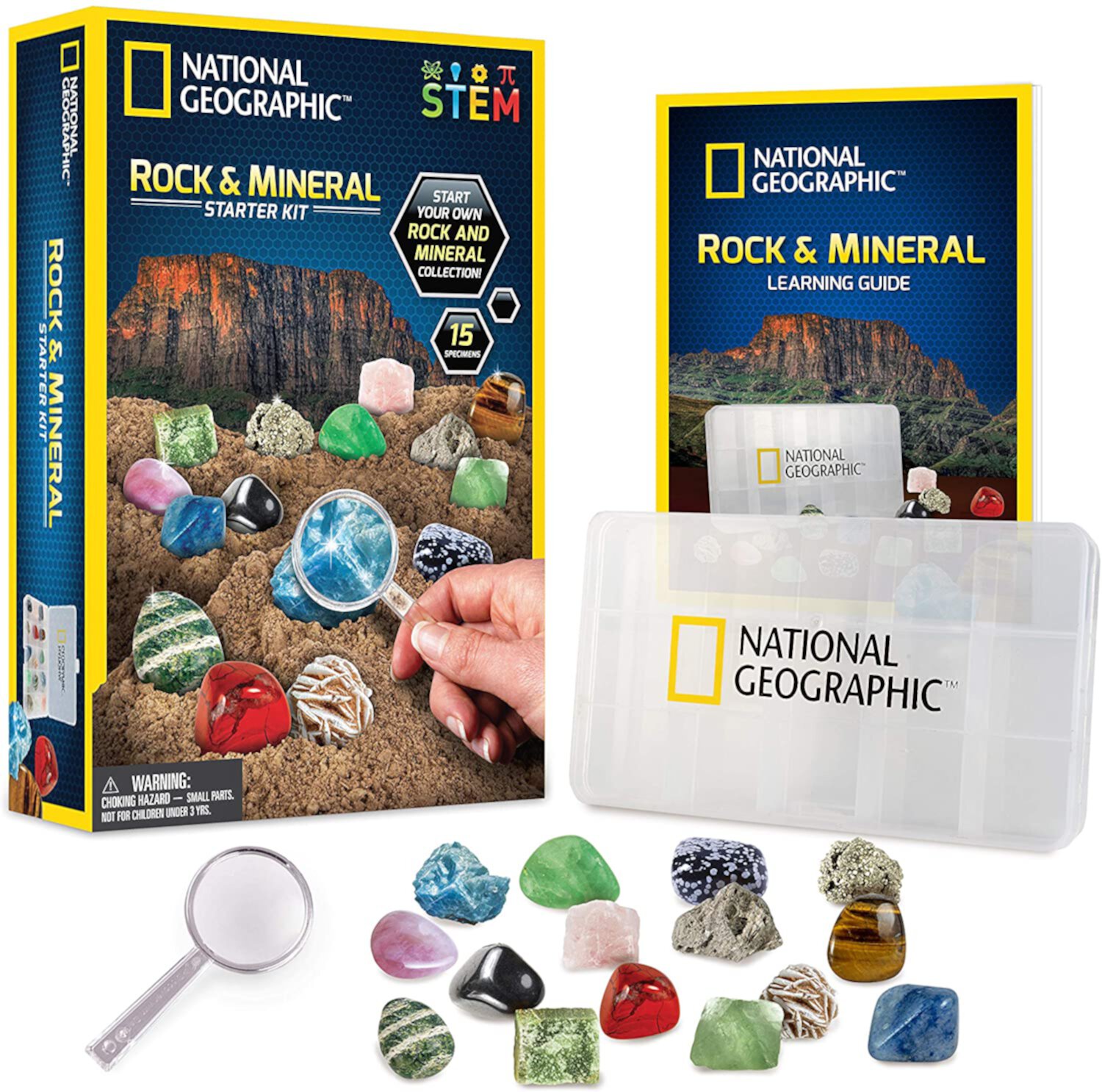 National Geographic : Rock & Mineral Starter Kit (Bilingual) National Geographic