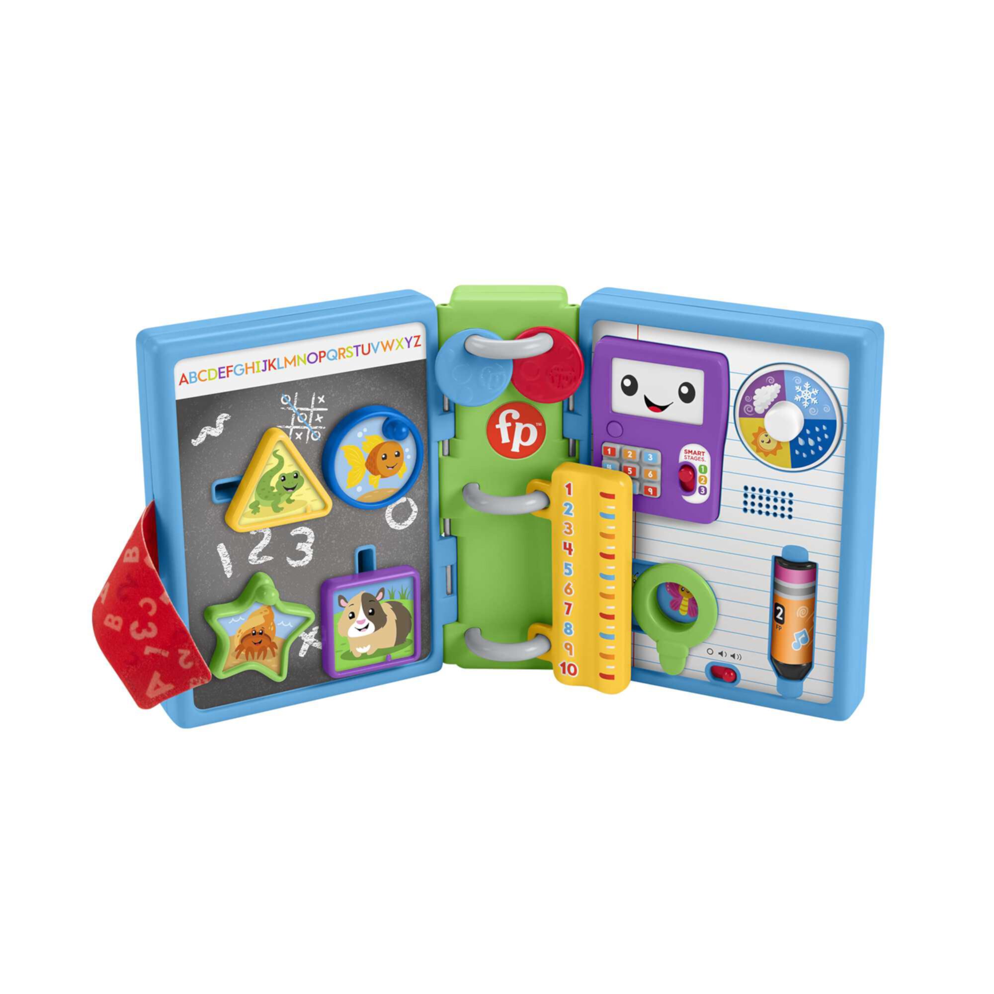 Fisher-Price Laugh & Learn 123 Schoolbook Electronic Learning Toy for Infants & Toddlers Fisher-Price