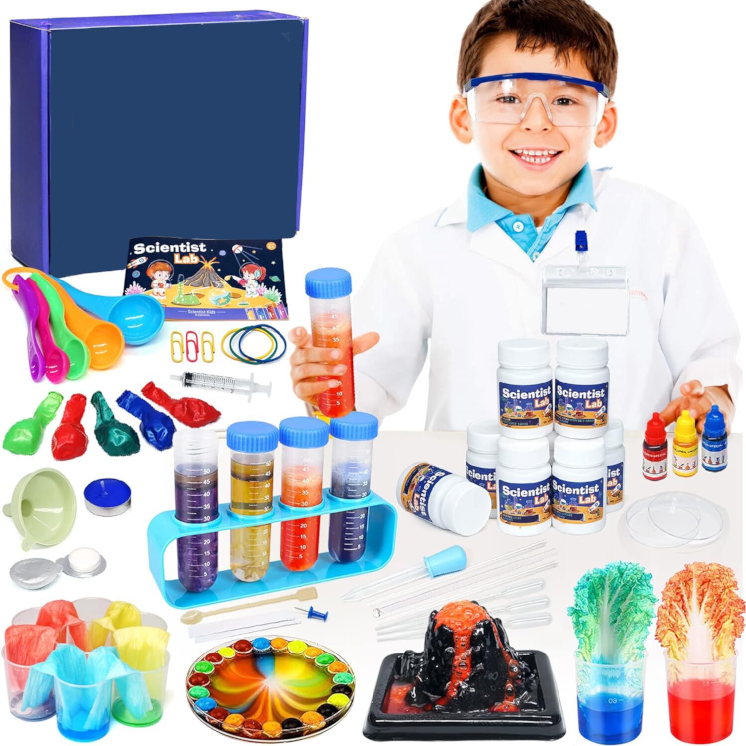 Style-Carry Science Kits for Kids, 70 Lab Experiments, STEM Activities Educational Scientist Toys Gifts for Boys Girls 4 5 6 7 8 9 10-12 Years Old Boys Girls Kids Style-Carry