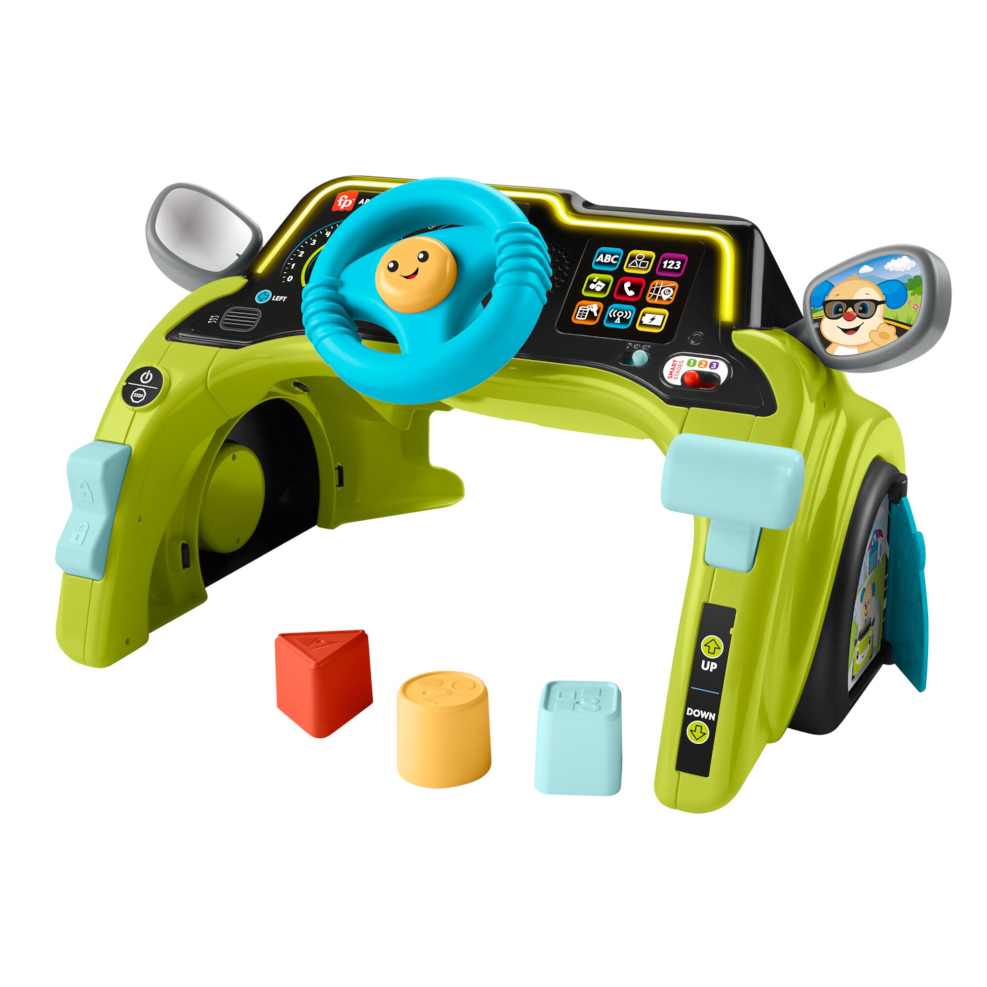 Fisher-Price Laugh & Learn Sit & Steer Driver Activity Center Learning Toy for Infants & Toddlers Fisher-Price