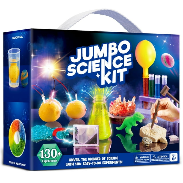 Syncfun 130+ Jumbo Science Kits for Kids Stem Project Educational Toys Gifts for Boys Girls Age 8-12 SYNCFUN