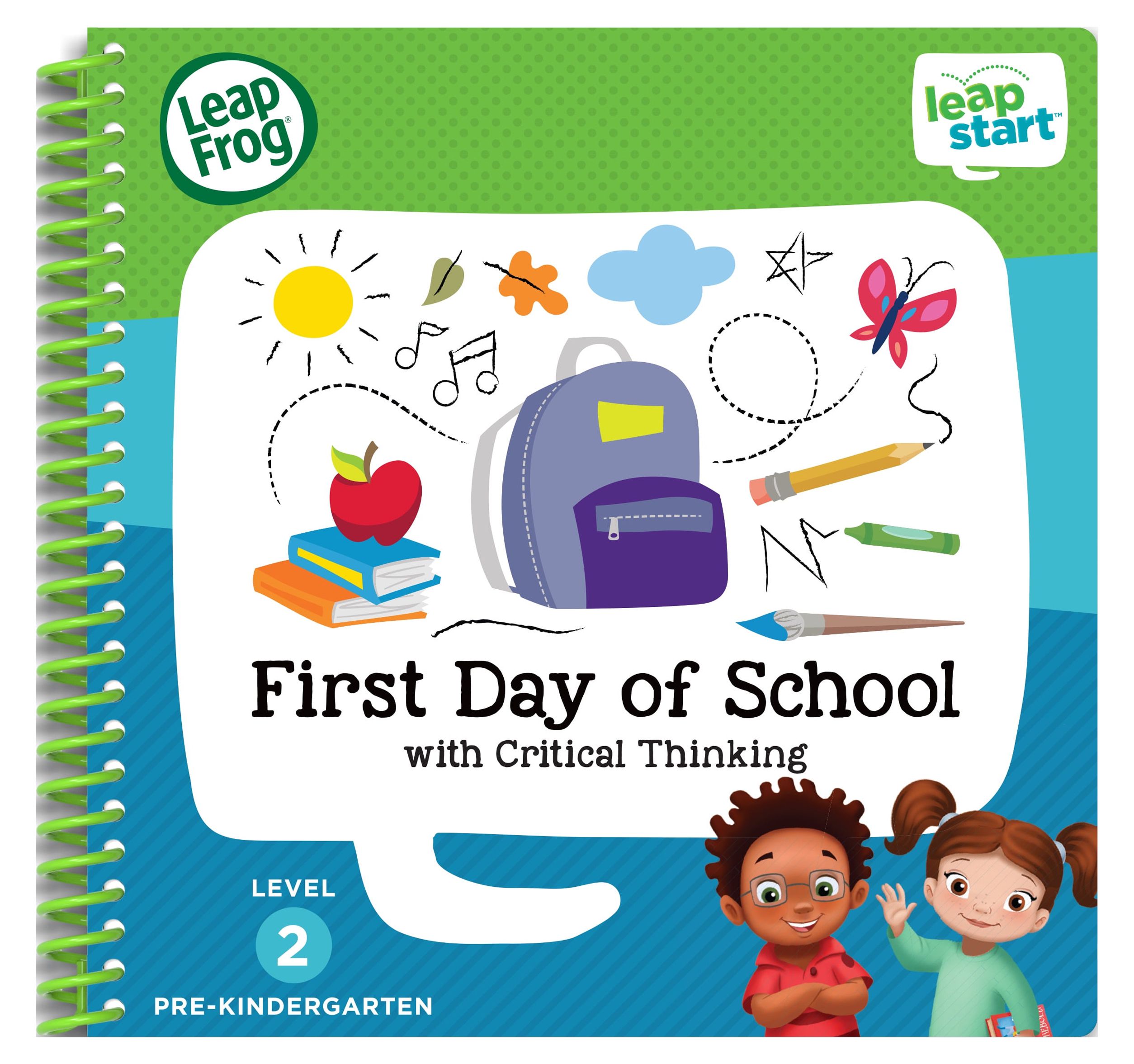 LeapFrog LeapStart Pre-K First Day of School Activity Learning Book LeapFrog