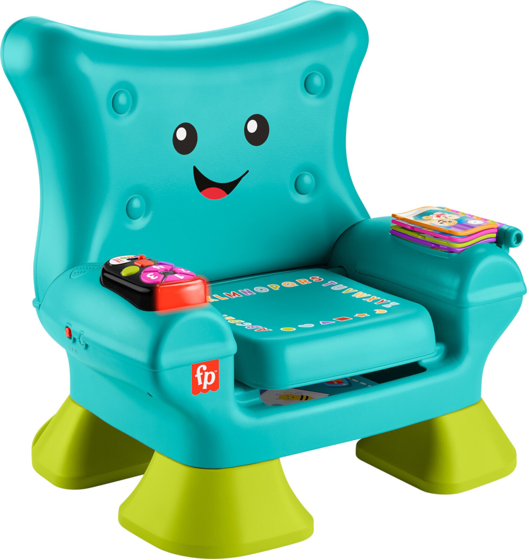 Fisher-Price Laugh & Learn Smart Stages Chair Electronic Learning Toy for Toddlers, Teal Fisher-Price