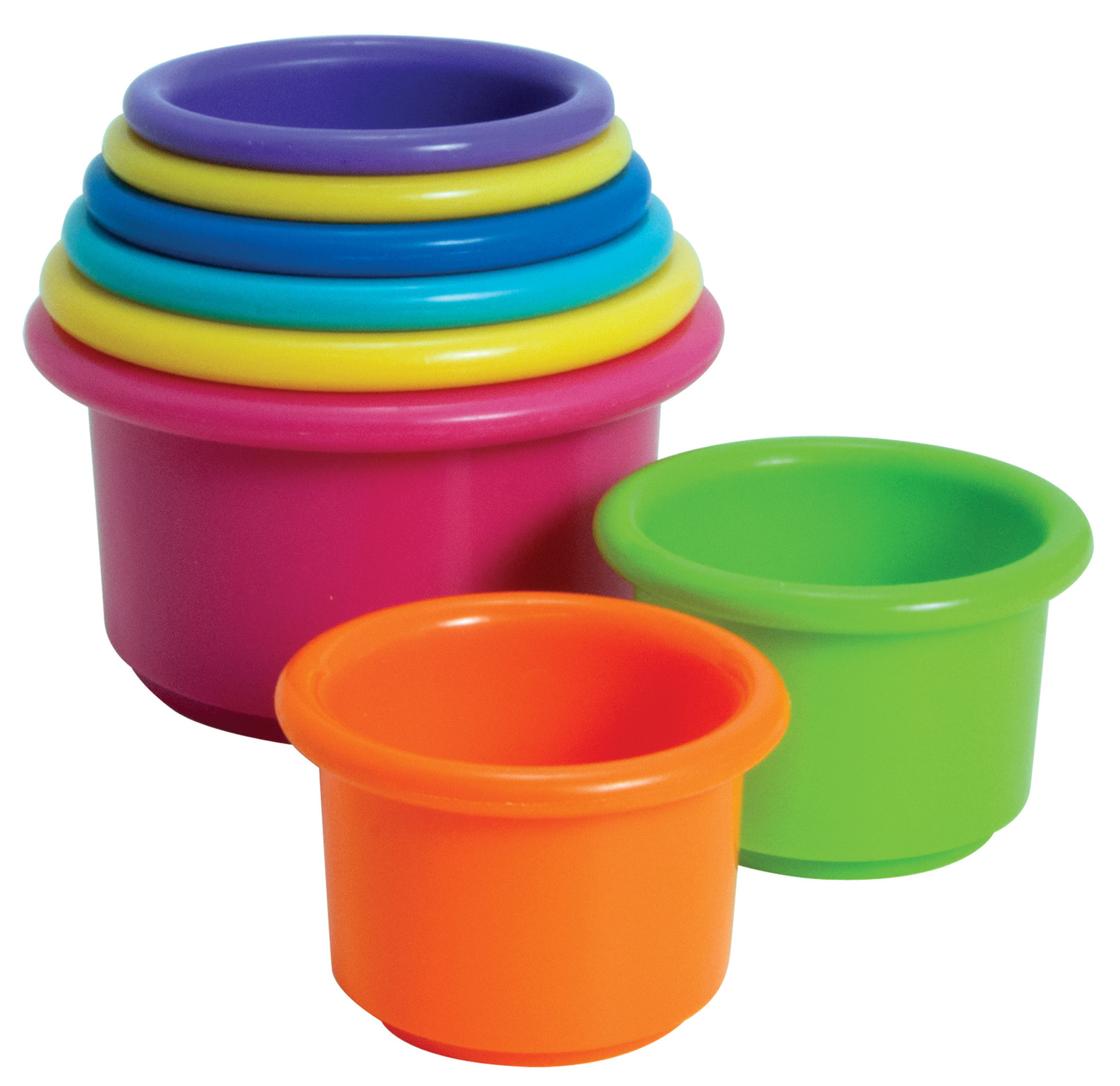 The First Years Stack & Count Cups, Toddler Stacking Cup Toys, 8 Pieces The First Years