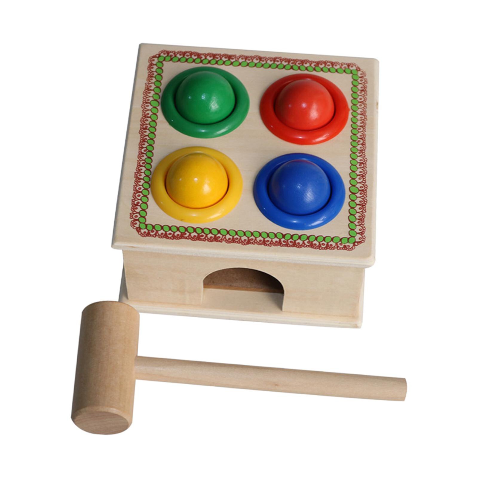 Kokiya Wooden Pounding Bench Toy, Fine Motor Skills, Montessori Toys, Baby Kokiya