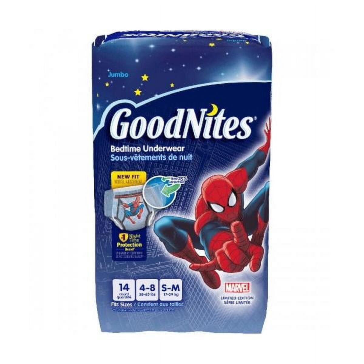 Goodnites Youth Pants, Small/medium Boy, 38-65 Lb Part No. 41313 (14/package) Kimberly-Clark