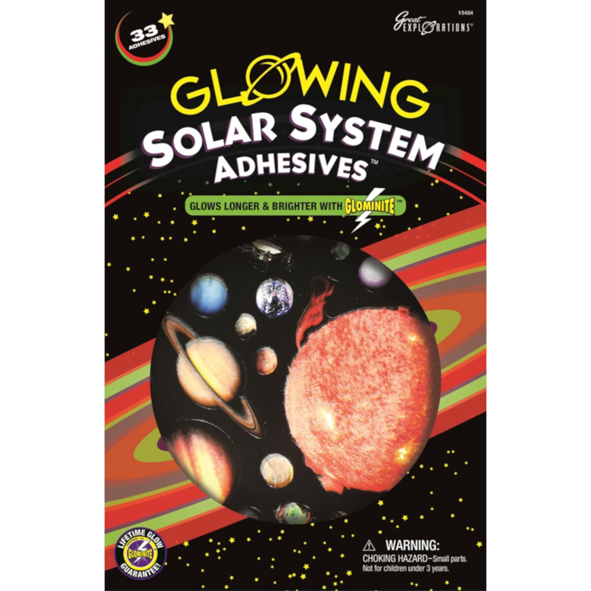 (4 pack) Solar System Adhesives University Games