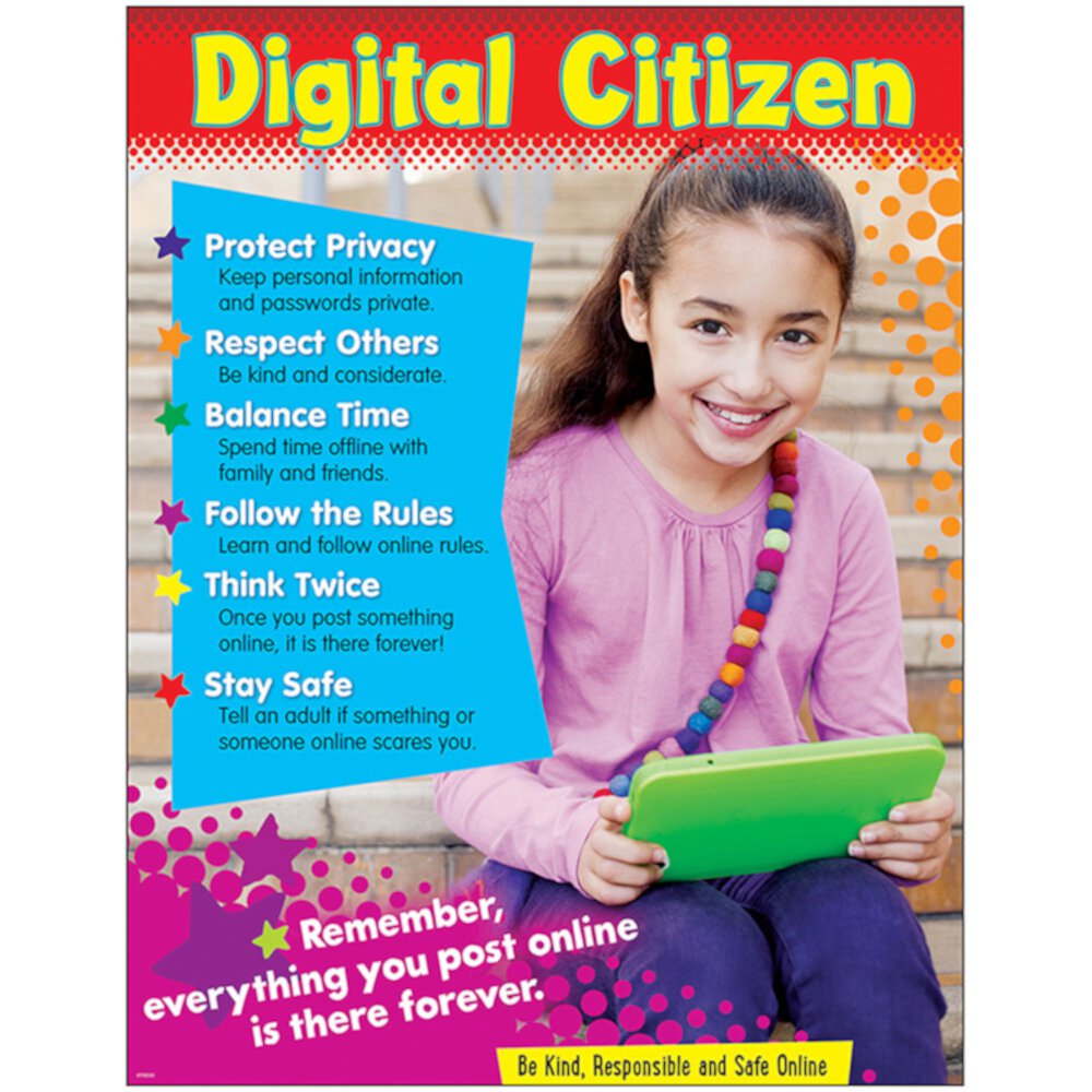 T-38641 - Digital Citizenship (Primary) Learning Chart by Trend Enterprises Inc. TREND