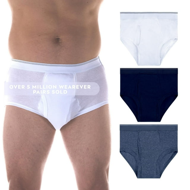 Mens Wearever Reusable Incontenence Undergarment Pad Brief - 2X WearEver