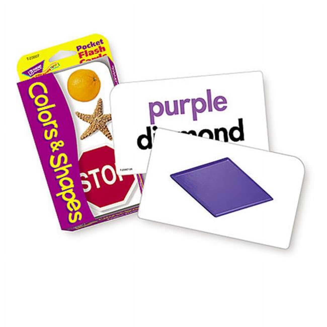 T-23007 - Shapes & Colors Pocket Flash Cards by Trend Enterprises Inc. TREND