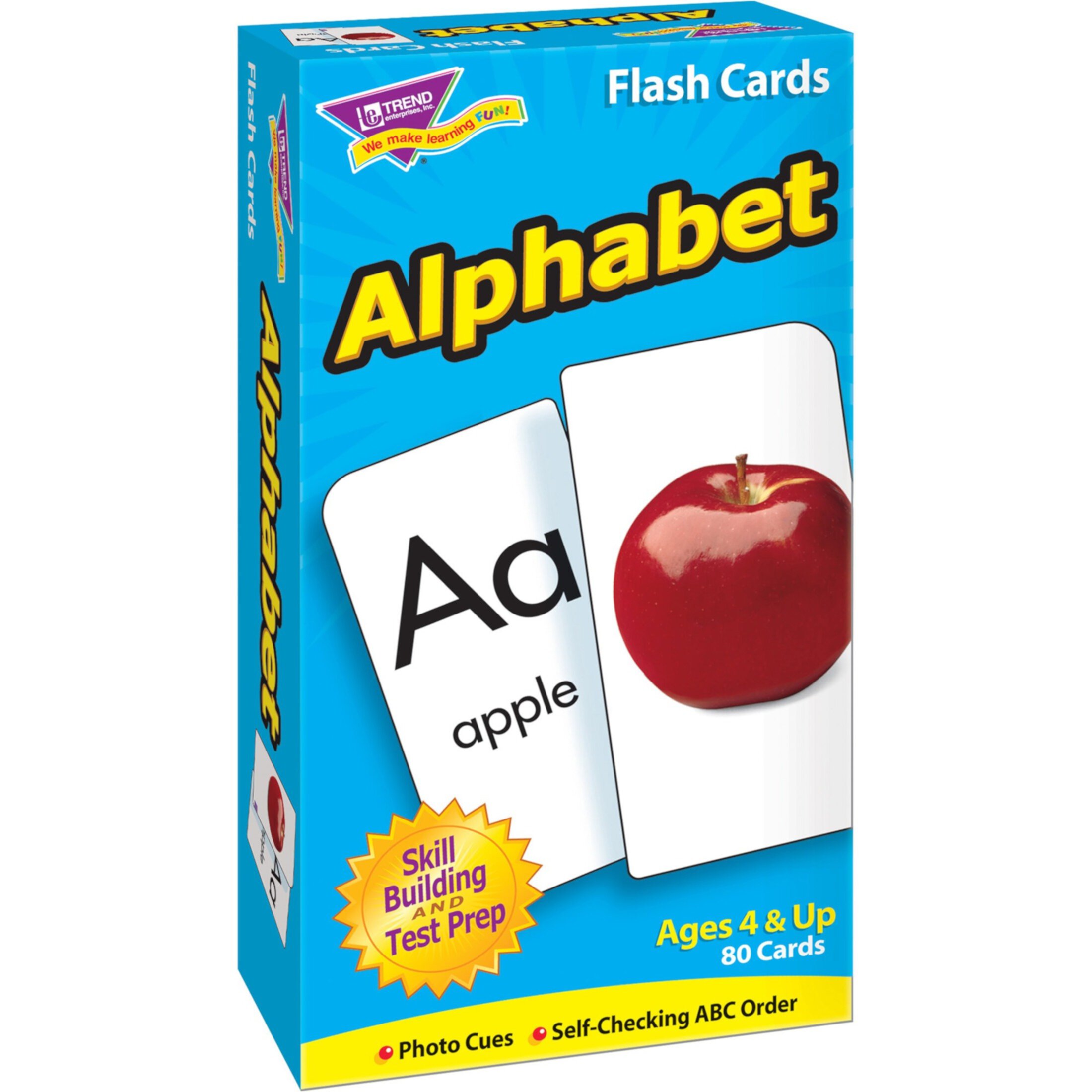 Trend, TEP53012, Alphabet Flash Cards, 1 Each, Multi TREND