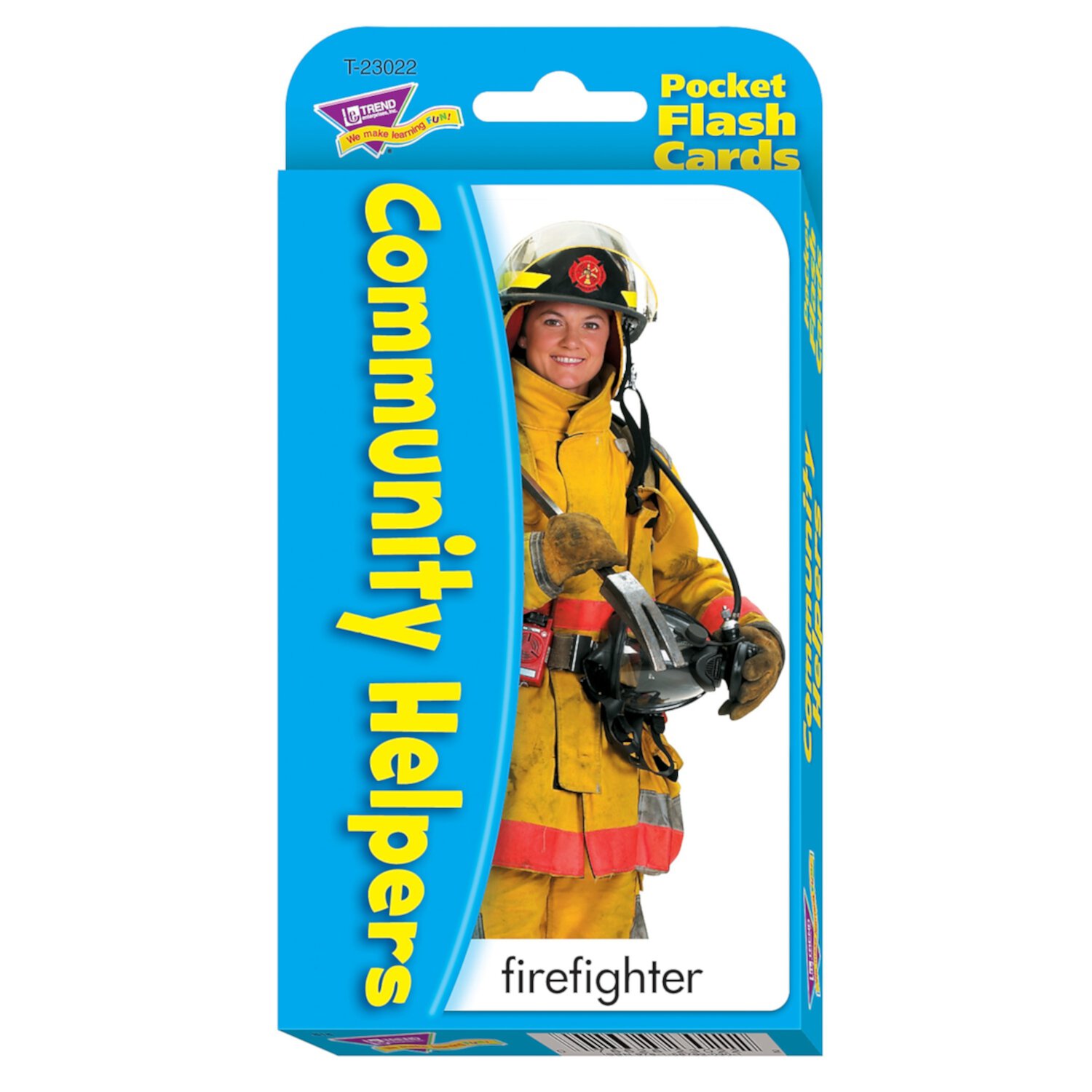 Trend Enterprises Inc. T-23022 Pocket Flash Cards Community Helper 3 X 5 56 Two-Sided Cards TREND