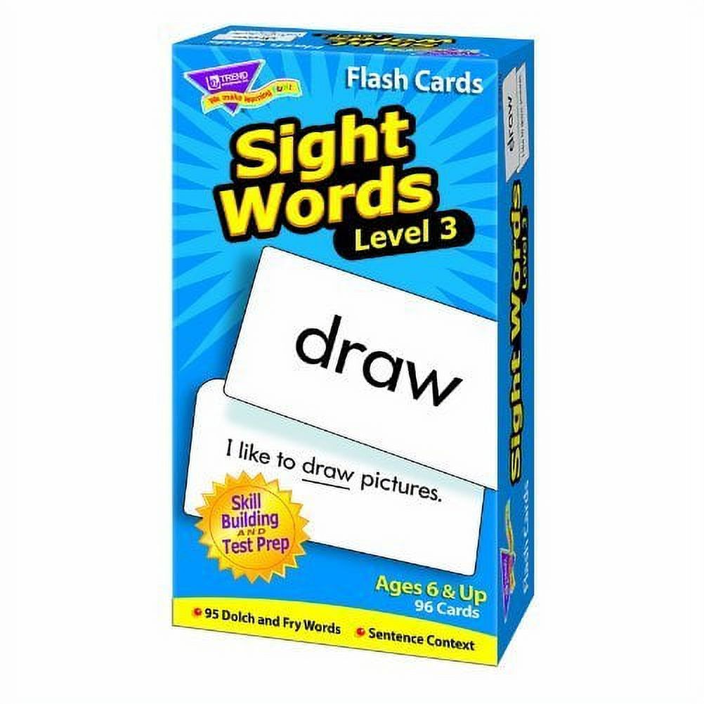 Trend Enterprises Sight Words Level 3 Flash Cards, Set of 96 TREND