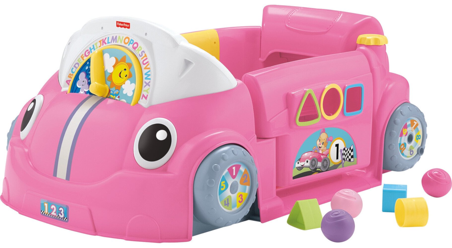 Fisher-Price Laugh & Learn Crawl Around Car - Pink Fisher-Price