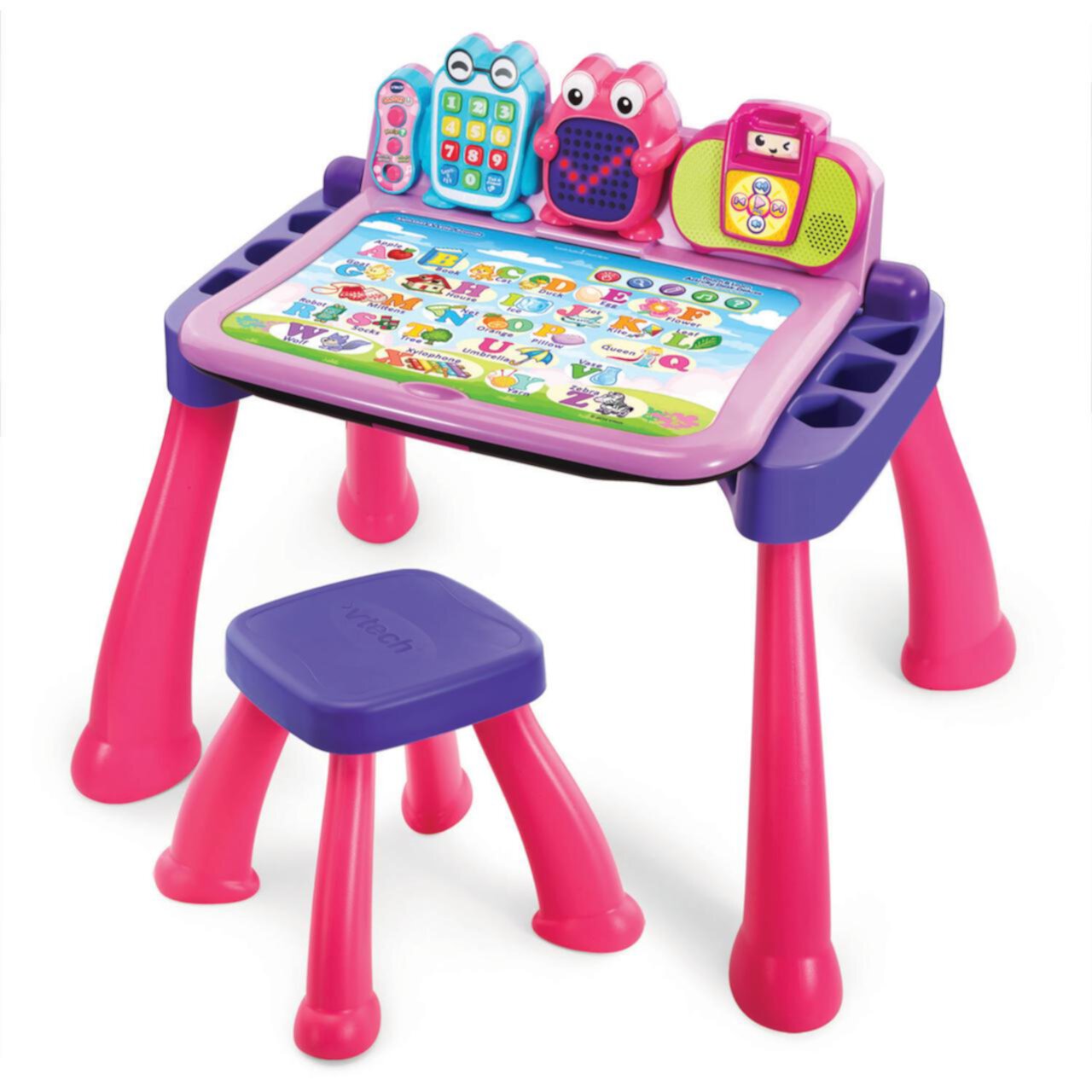 VTech® Touch & Learn Activity Desk™ Deluxe - Pink With Stool VTech