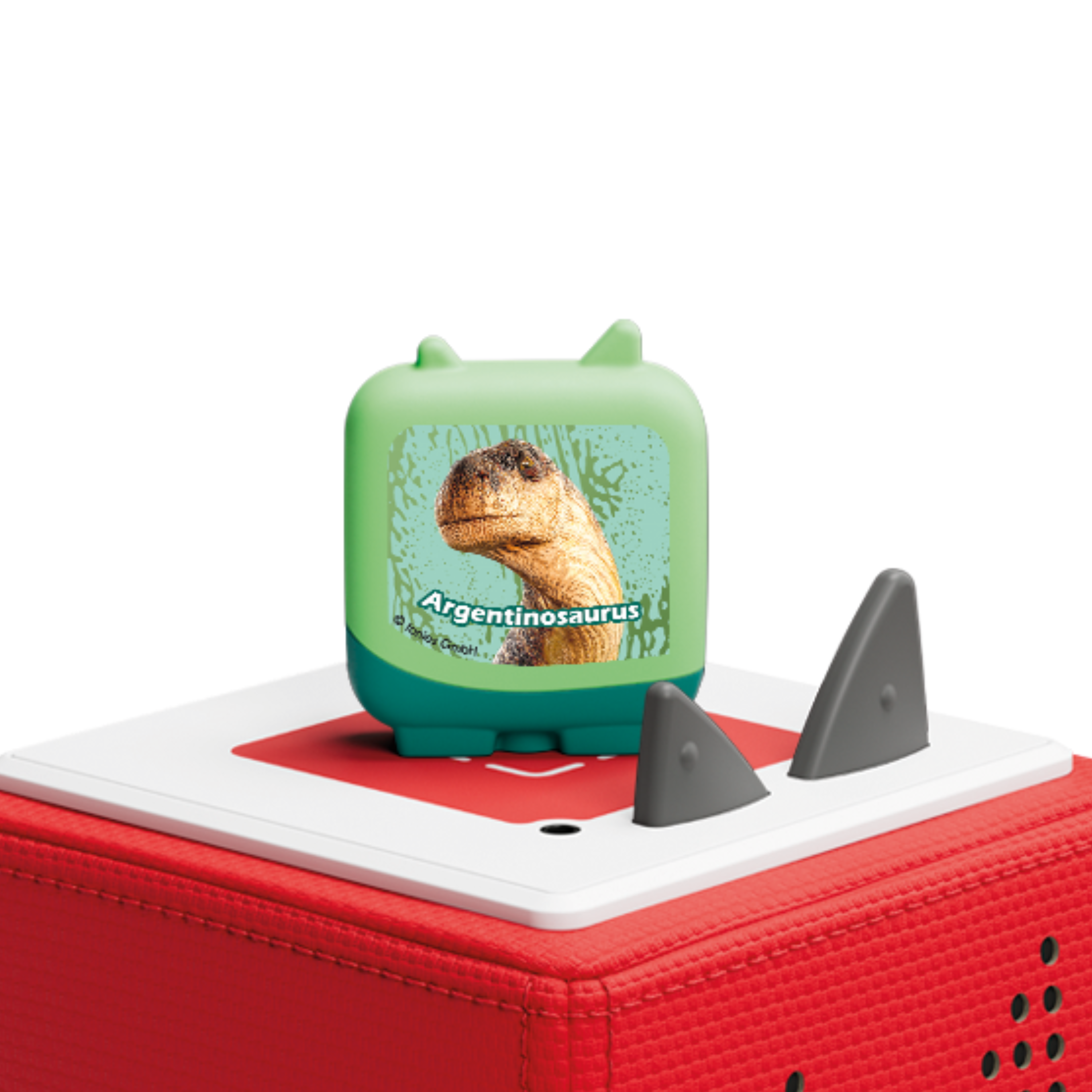 Clever Tonies 4-pk Set: Gentle Giant Dinosaurs, Audio Play Figurines for Portable Speaker, Small, Green, Plastic Tonies