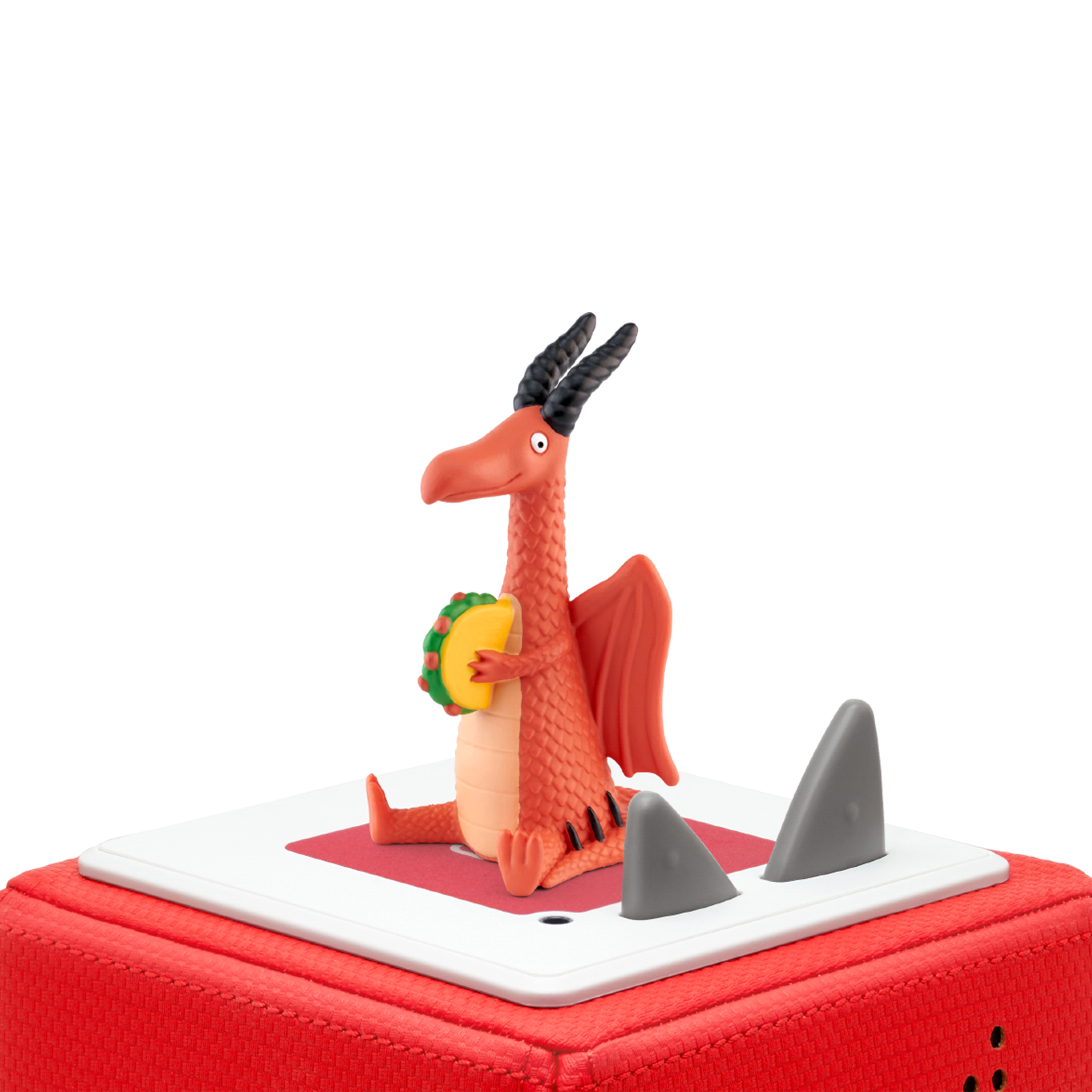 Tonies Dragons Love Tacos, Audio Play Figurine for Portable Speaker, Small, Red, Plastic Tonies