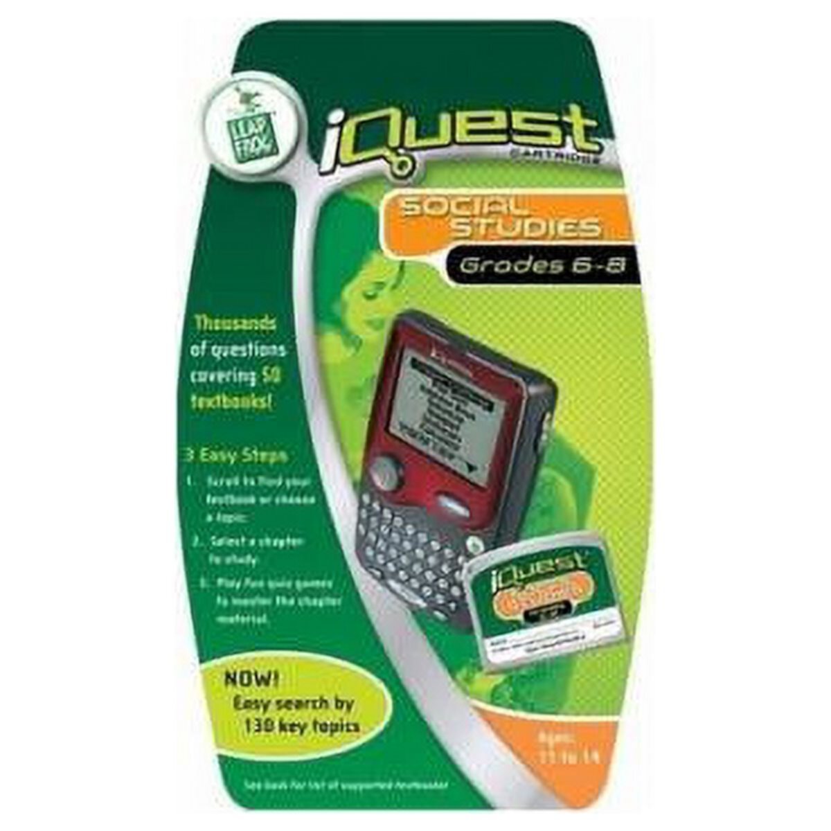 iQuest Cartridge: 6th-8th Grade Social Studies with One Cartridge LeapFrog