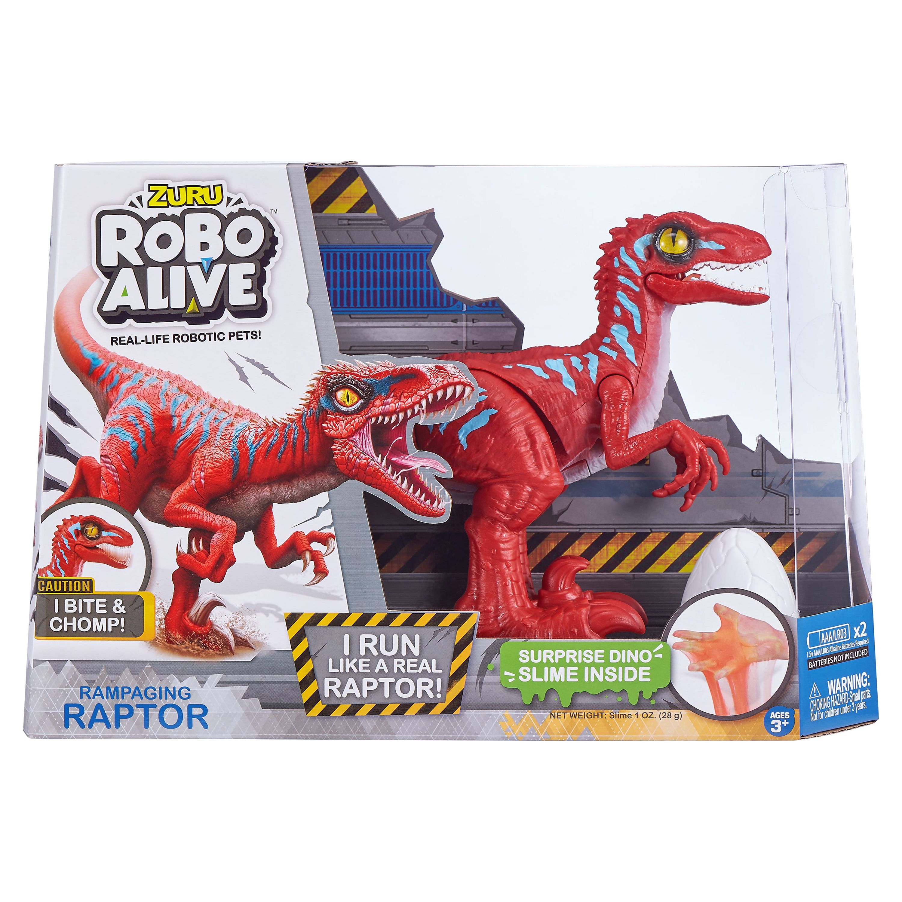 Robo Alive Rampaging Raptor Dinosaur Toy by ZURU Robo Alive