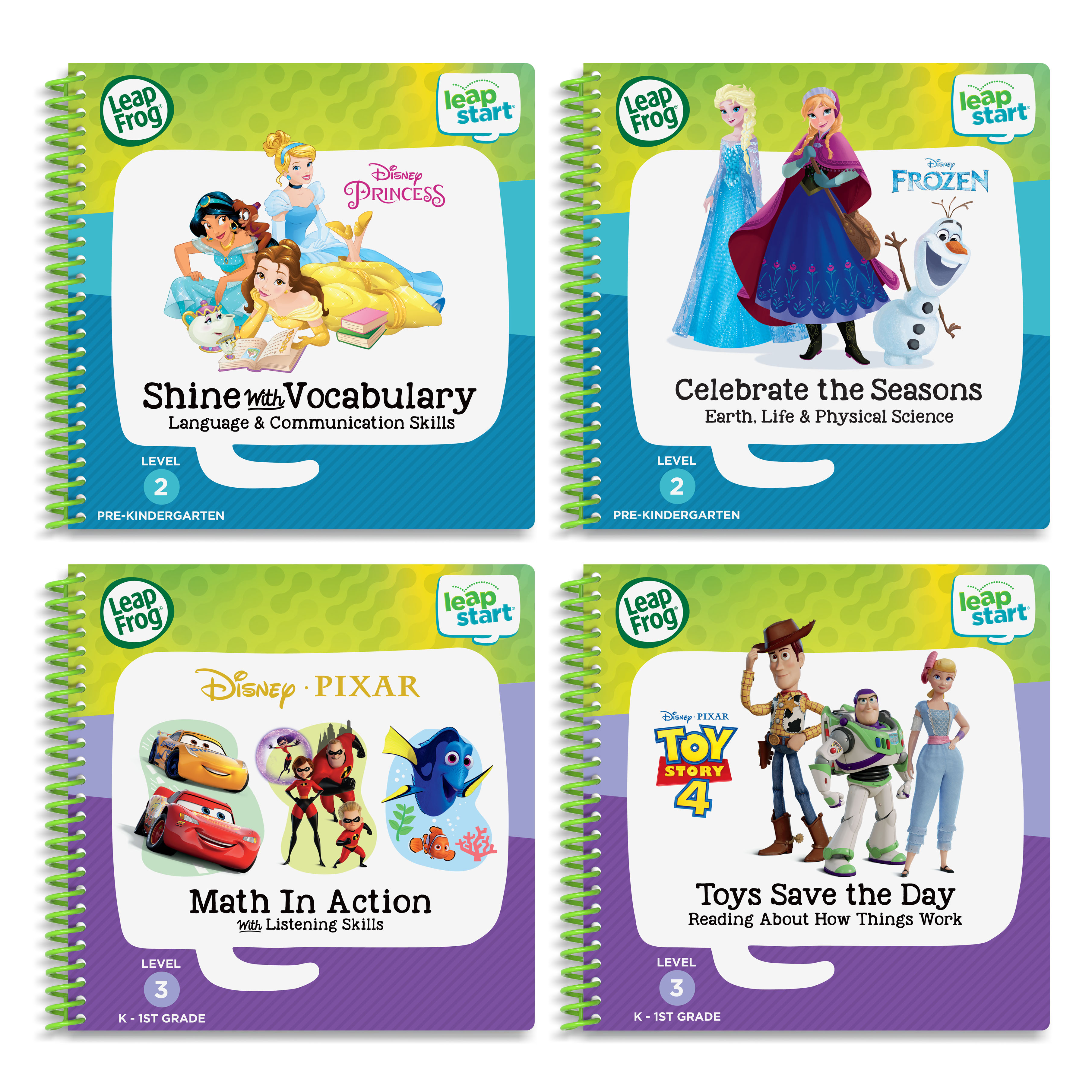 LeapFrog® LeapStart® Favorites 4-Pack Activity Book Bundle Visit the LeapFrog Store