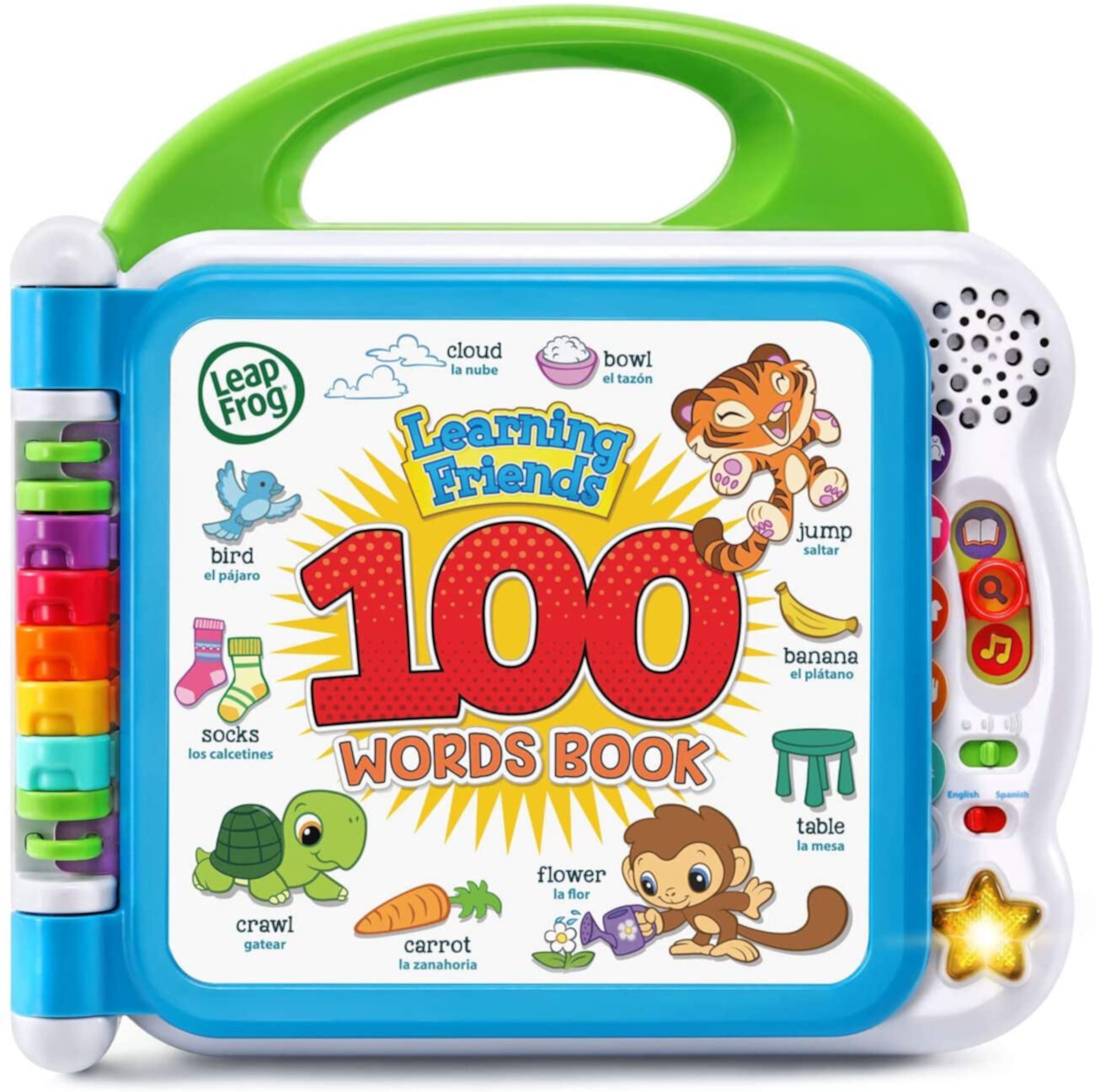 LeapFrog Learning Friends 100 Words Book Frustration Free Packaging, Green LeapFrog