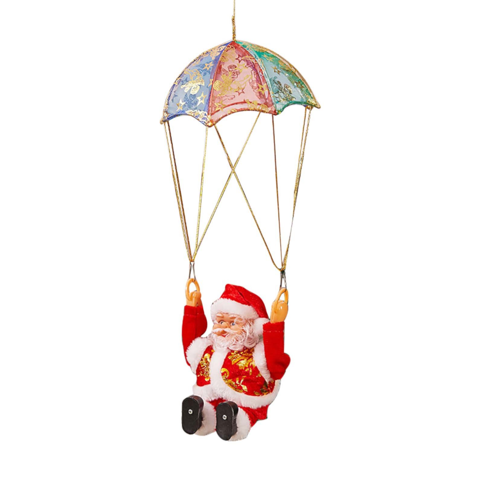 Christmas Climbing Santa Ladder Decoration Climbing Santa Doll Toy With Christmas Music Climbing Santa Ladder For Home Party Wall Tree Decoration(no Batteries) TANGNADE