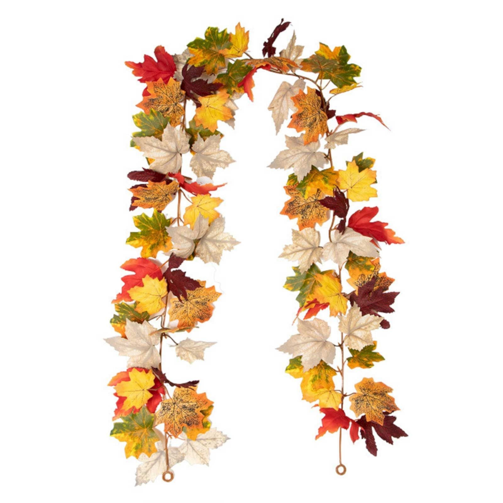 Clearance Deals 1 Pack Fall Garland Maple 5.7Ft/Piece Hanging Vine Garland Artificial Autumn Garland Thanksgiving Decor For Home Wedding Fireplace Party Christmas TANGNADE