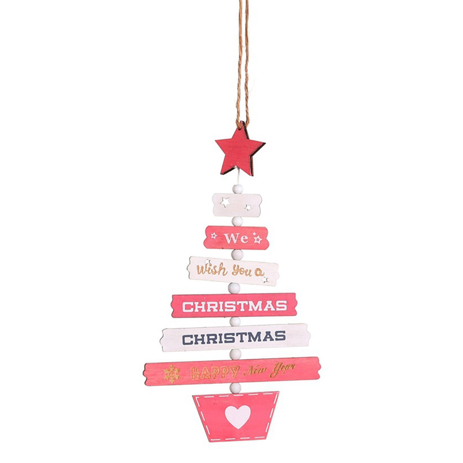 Clearance Deals Christmas Decorations Christmas Ornaments Gift Wood Tree Pendant Hang Decorations Merry Christmas Decorative Xmas Decor Ornaments Party Decor Gifts TANGNADE