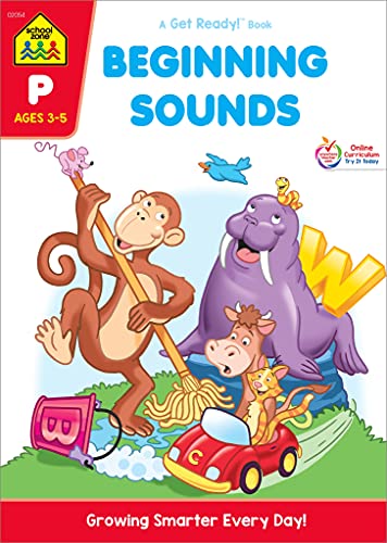 Pre-Owned WORKBOOK BEGINNING SOUNDS School Zone