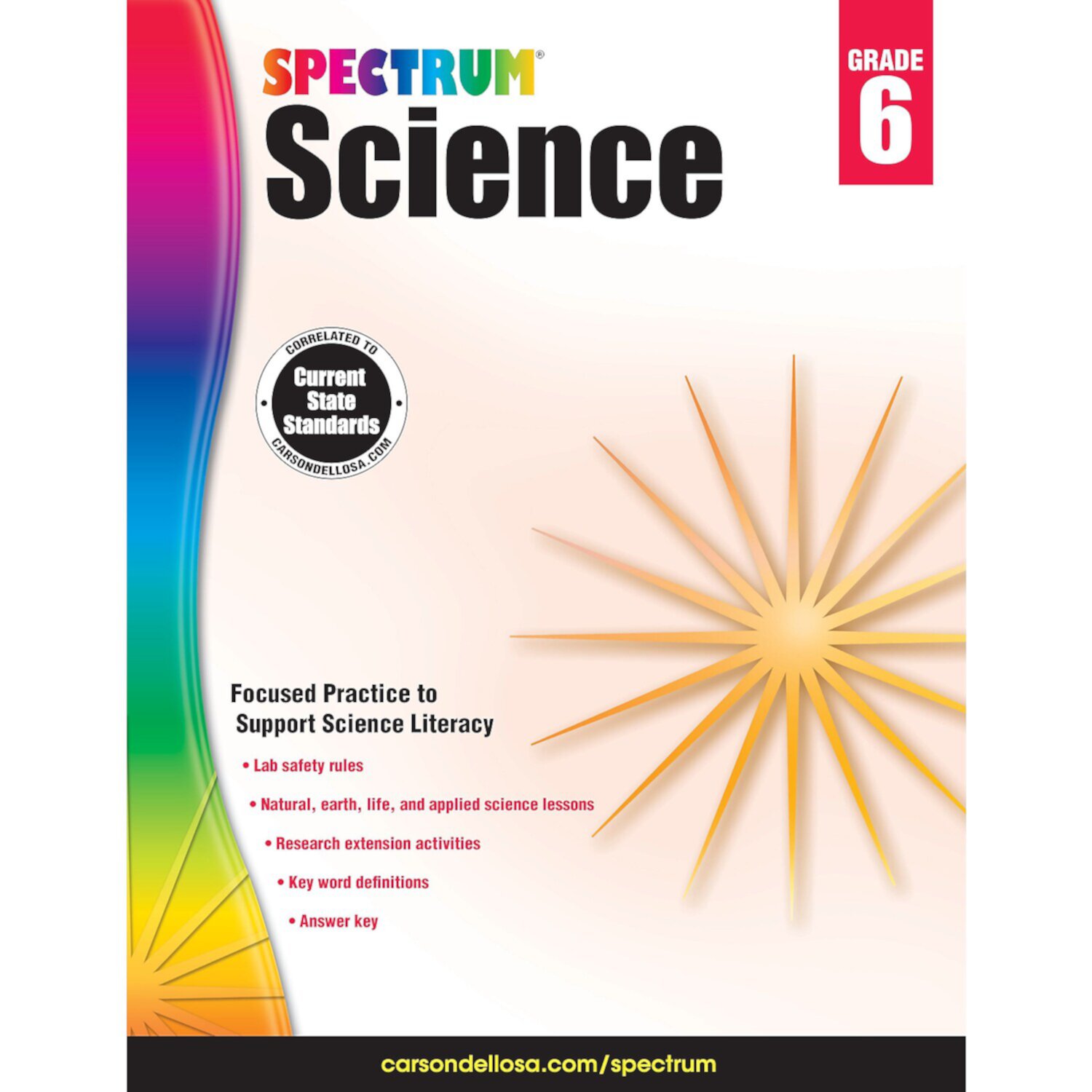 Spectrum Science (Grade 6) 704619 CD CARSON-DELLOSA PUBLISHING GROUP