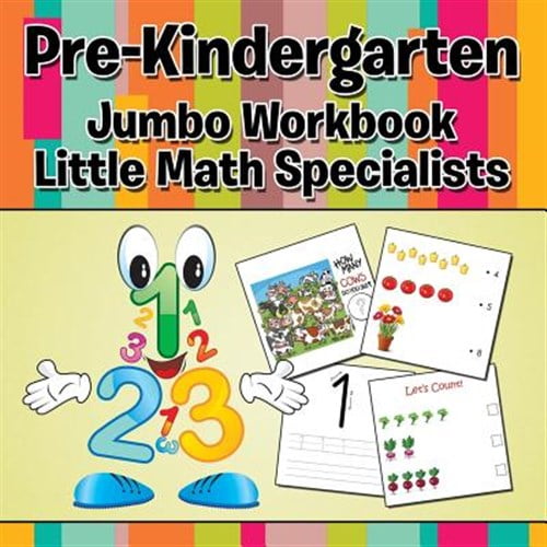 Pre-Kindergarten Jumbo Workbook: Little Math Specialists (Paperback) Speedy Publishing