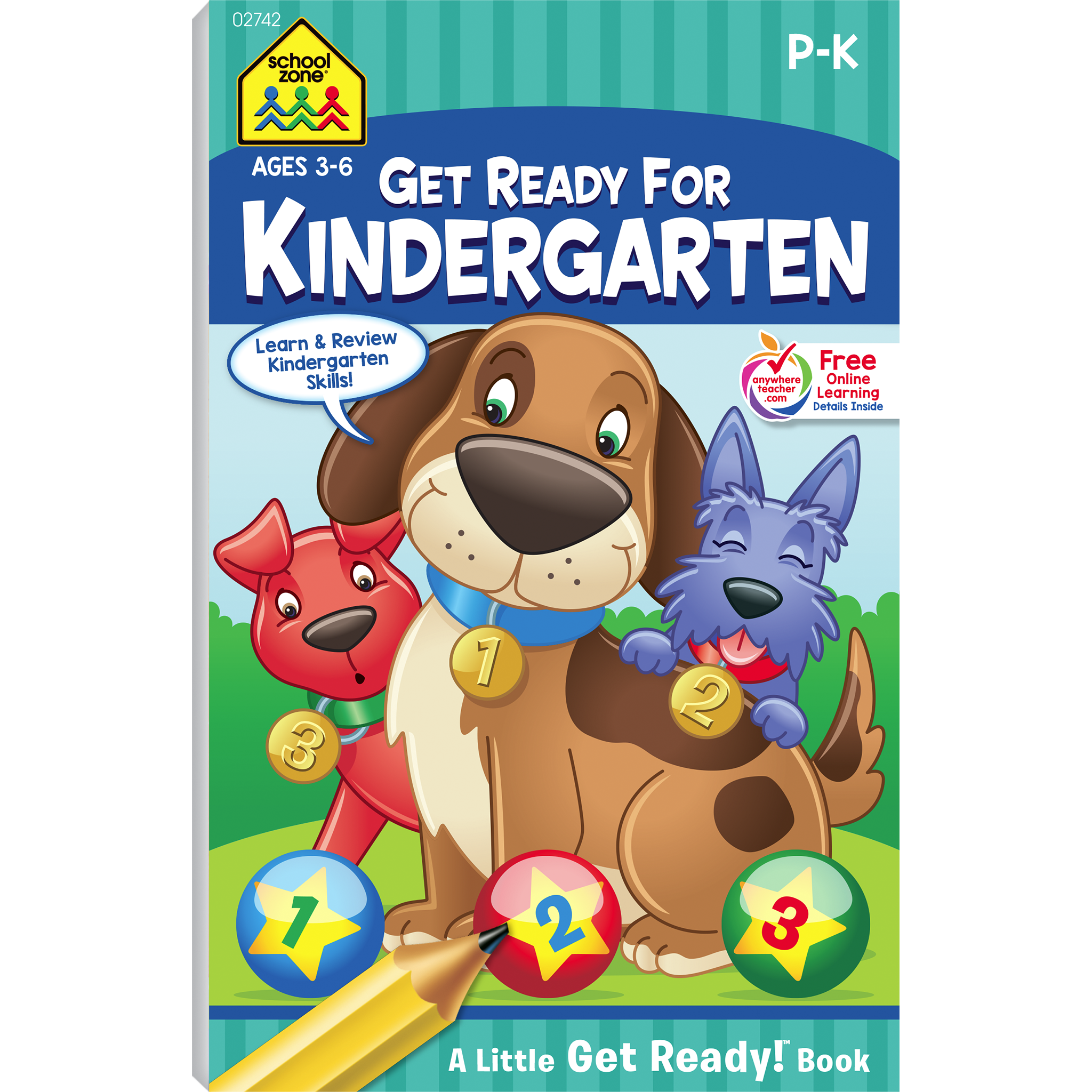 School Zone Get Ready For Kindergarten Tablet Workbook School Zone