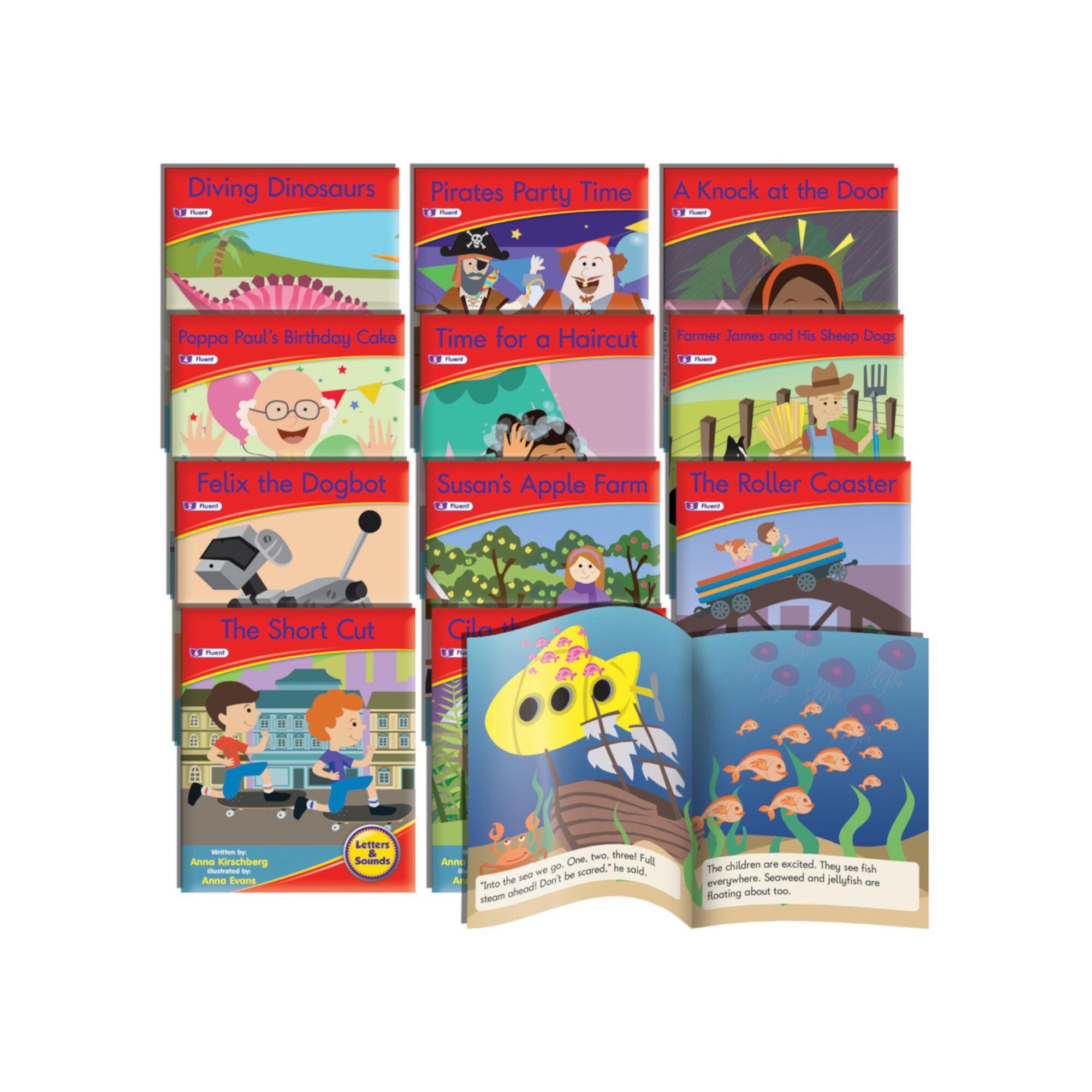 Letters & Sounds Phase 6 Set 1 Fiction Decodable Readers Junior Learning for Ages 4+ Kindergarten, Learn to Read,  Language Arts Spelling, Perfect for Home School, Educational Resources Junior Learning