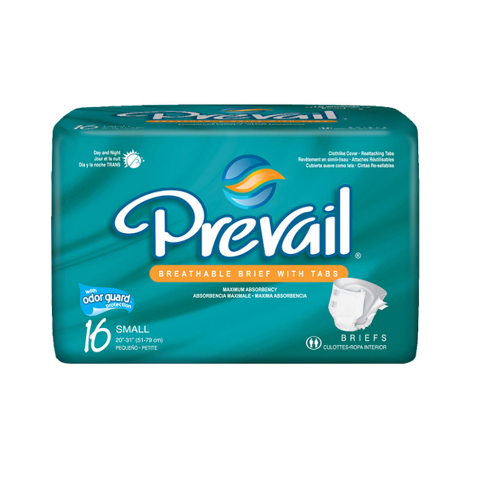 Prevail PV-011 Briefs-Small Adult-96/Case Prevail