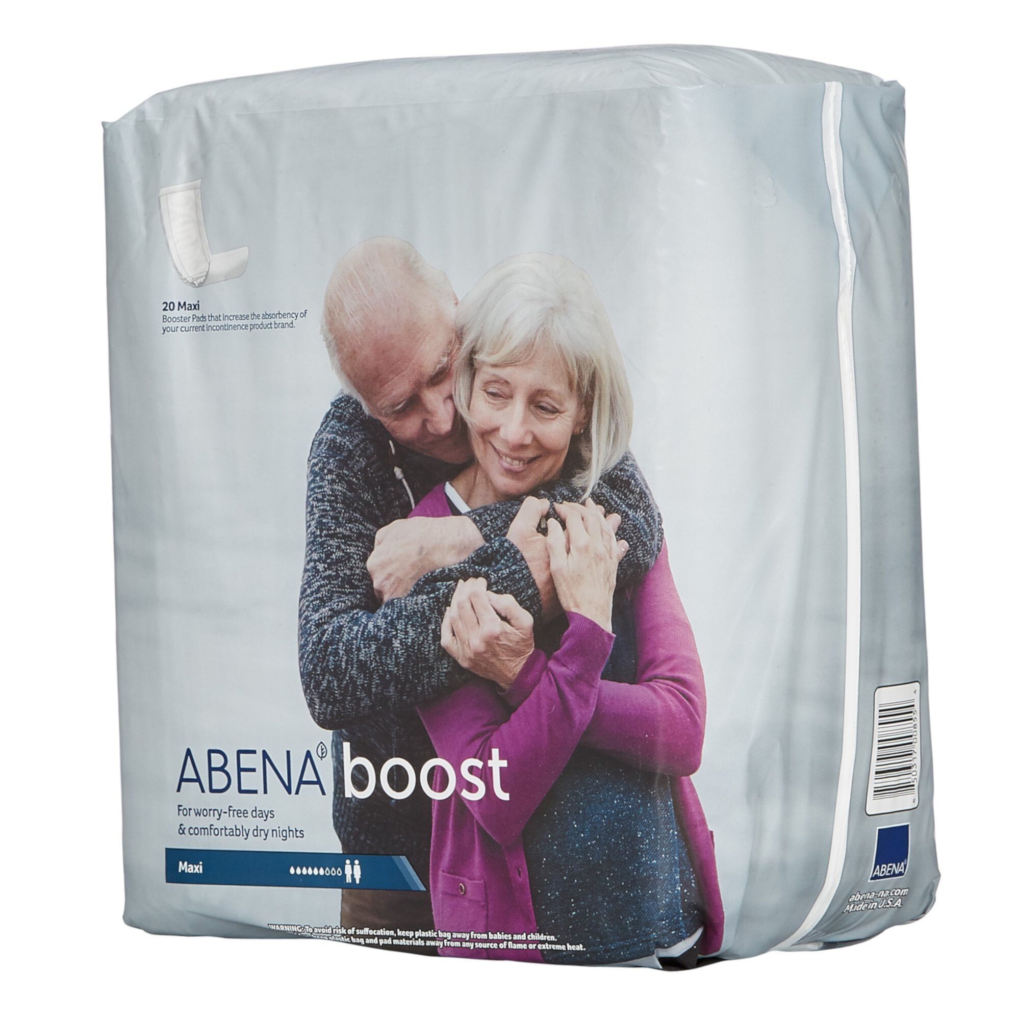 Abena Boost Maxi Incontinence Booster Pad, 6 x 24 Inch (BG/20) Abena