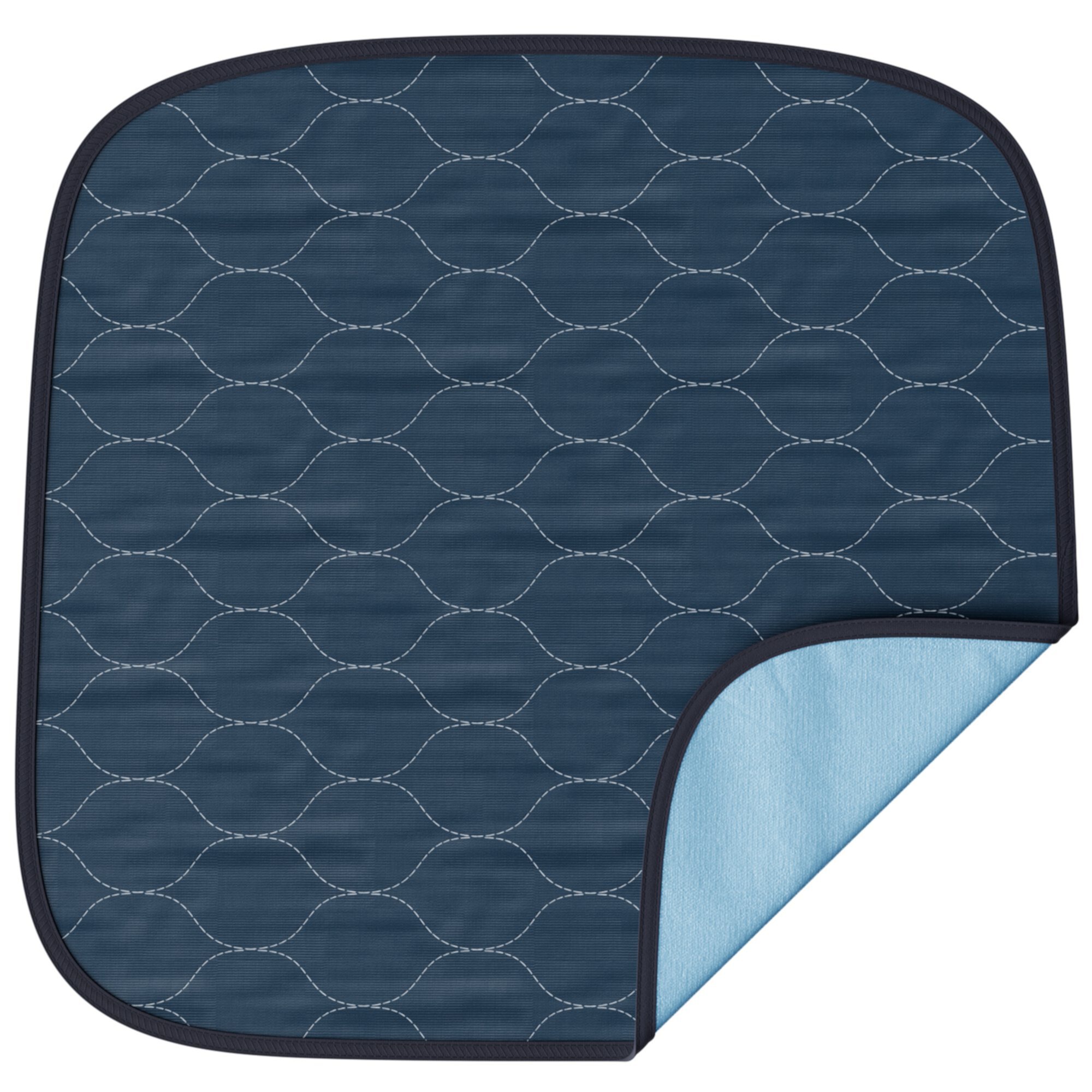 Waterproof Seat Protector 17.7 x 17.7 - Blue Absorbent Seat Covers - Protector Pads for Chairs & Sofa - Reusable Chair Pad Protectors - Incontinence Pads Washable for Kids, Pets, Adults, & Seniors MARS WELLNESS