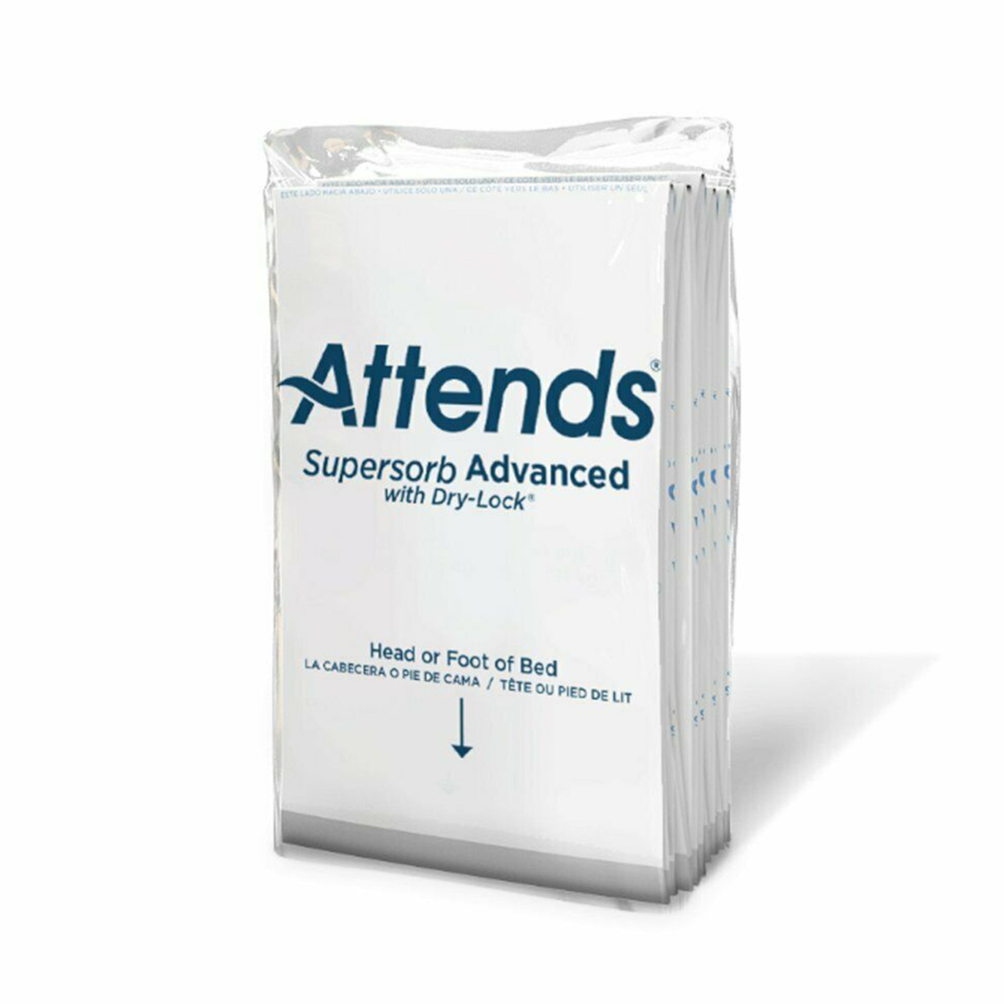 Attends Supersorb Advanced Disposable Underpad Heavy Absorbency Dry-Lock® Core 30 X 36" ASB-300 60 pads Attends